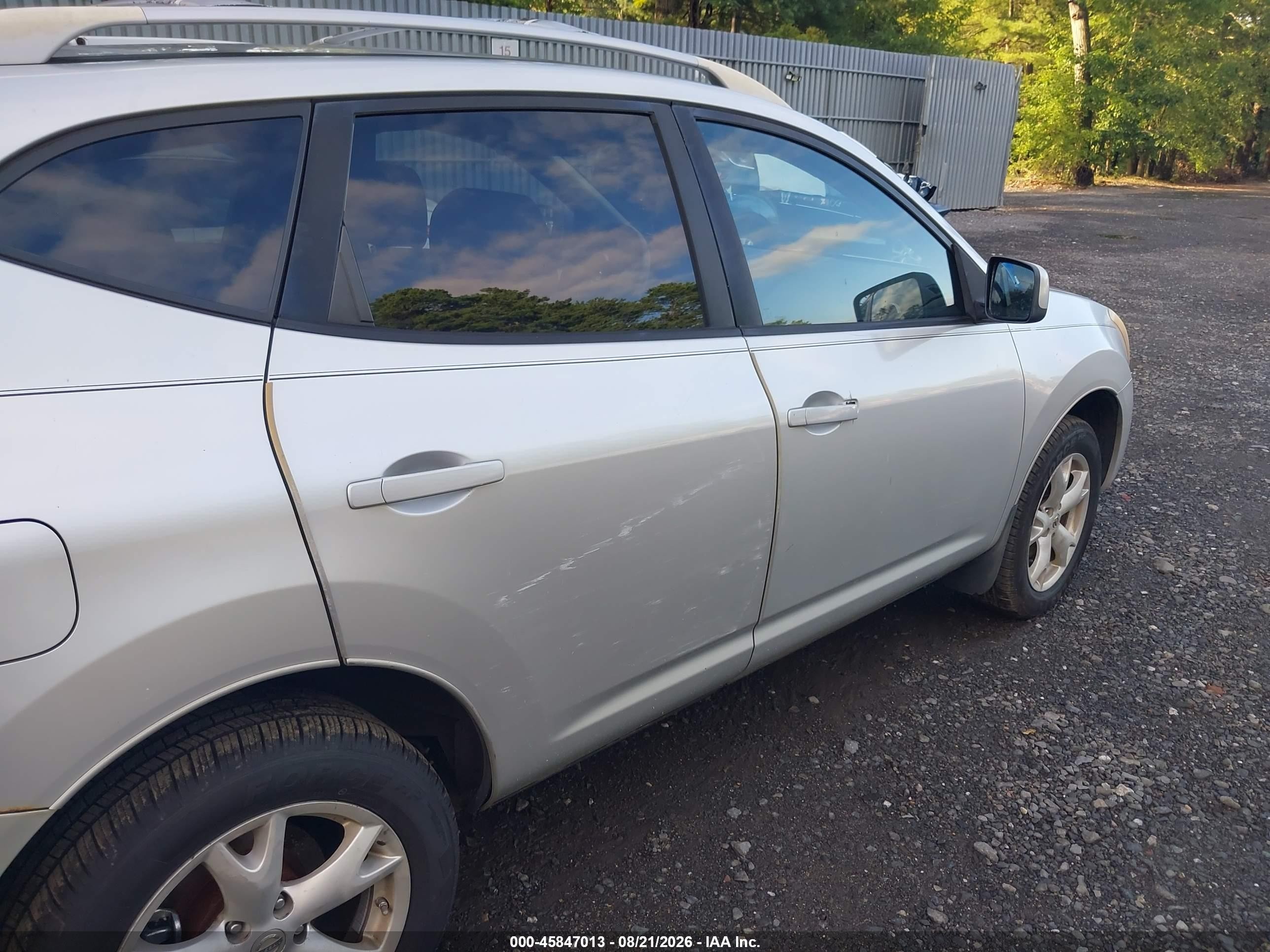 2008 Nissan Rogue Sl Silver vin: JN8AS58V68W129689