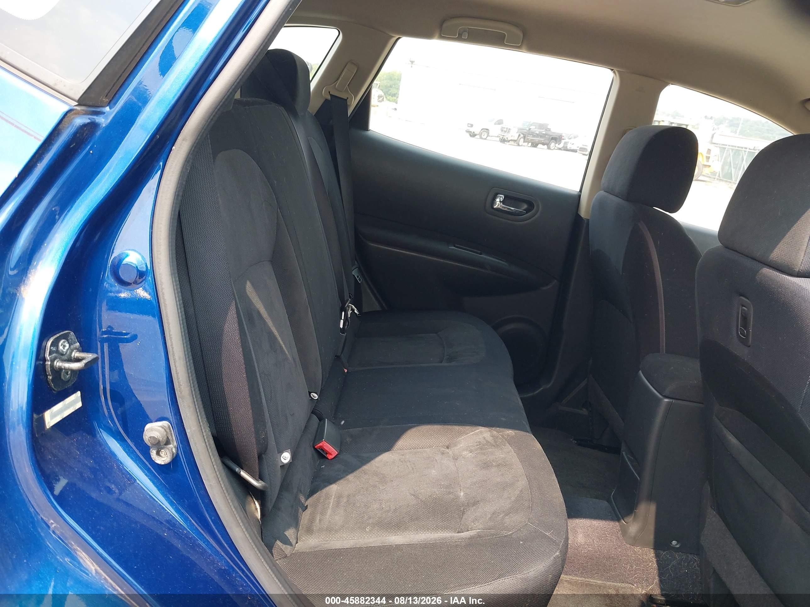 2008 Nissan Rogue S Blue vin: JN8AS58V68W142362