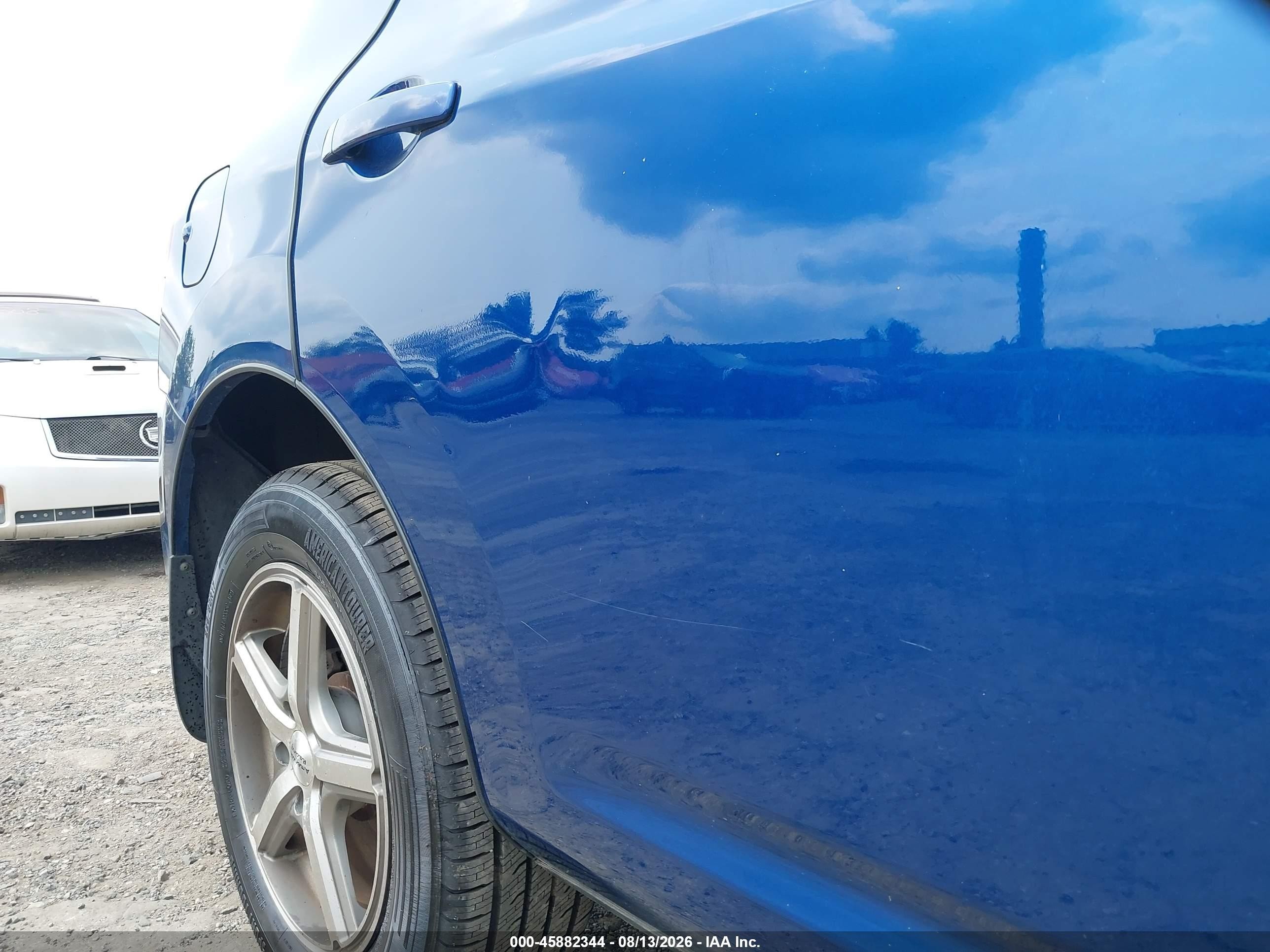 2008 Nissan Rogue S Blue vin: JN8AS58V68W142362
