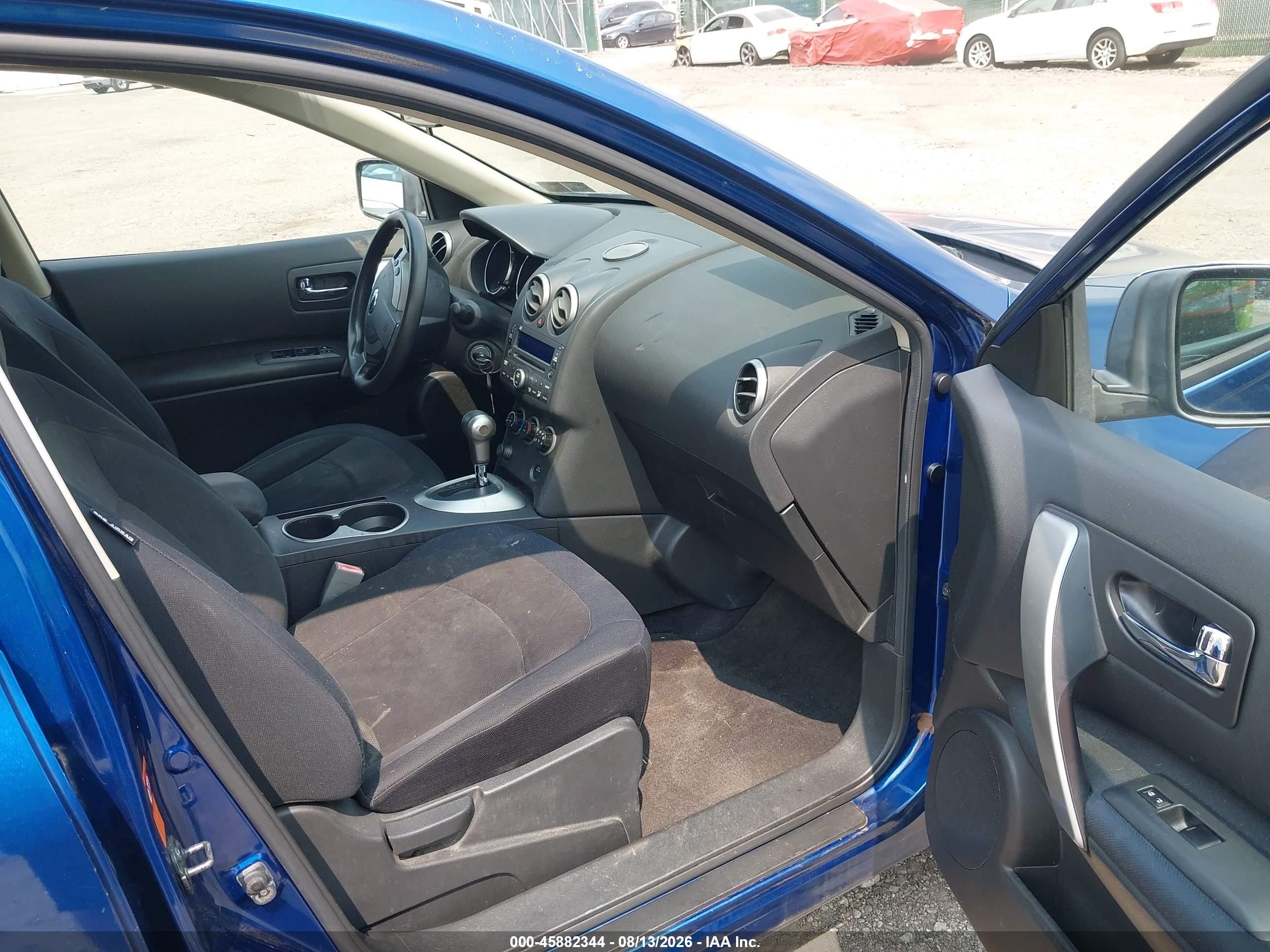 2008 Nissan Rogue S Blue vin: JN8AS58V68W142362