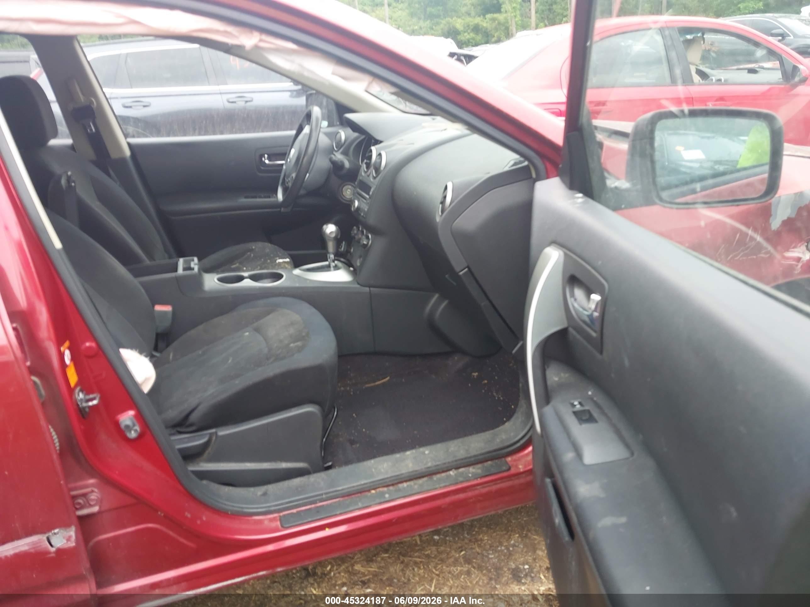 2008 Nissan Rogue S Maroon vin: JN8AS58V68W143849
