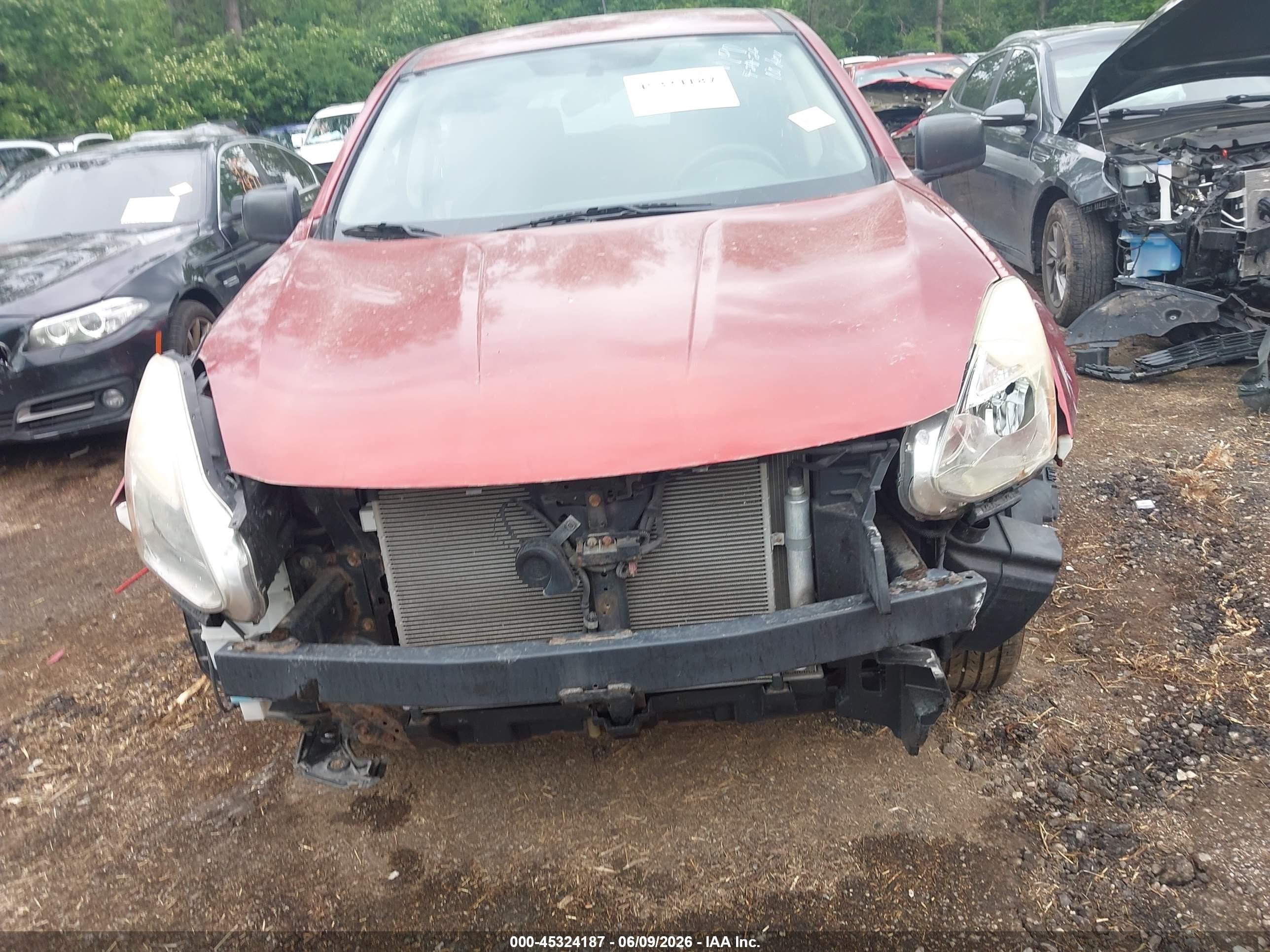 2008 Nissan Rogue S Maroon vin: JN8AS58V68W143849