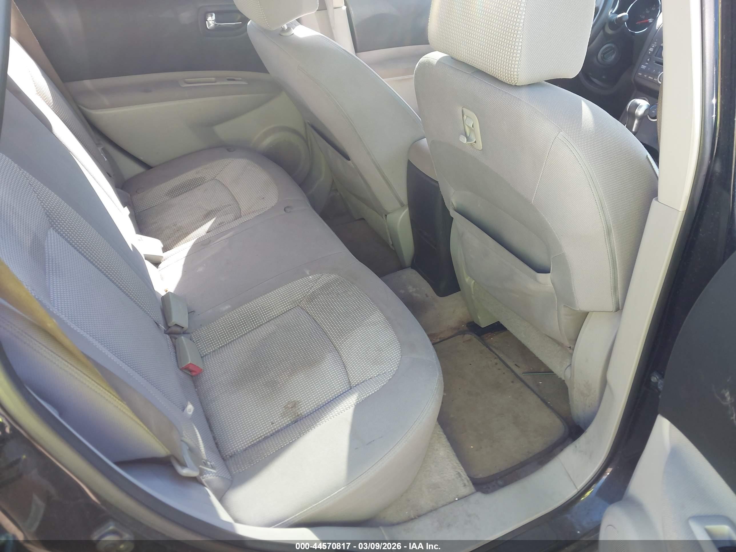 2008 Nissan Rogue Sl Black vin: JN8AS58V68W405336