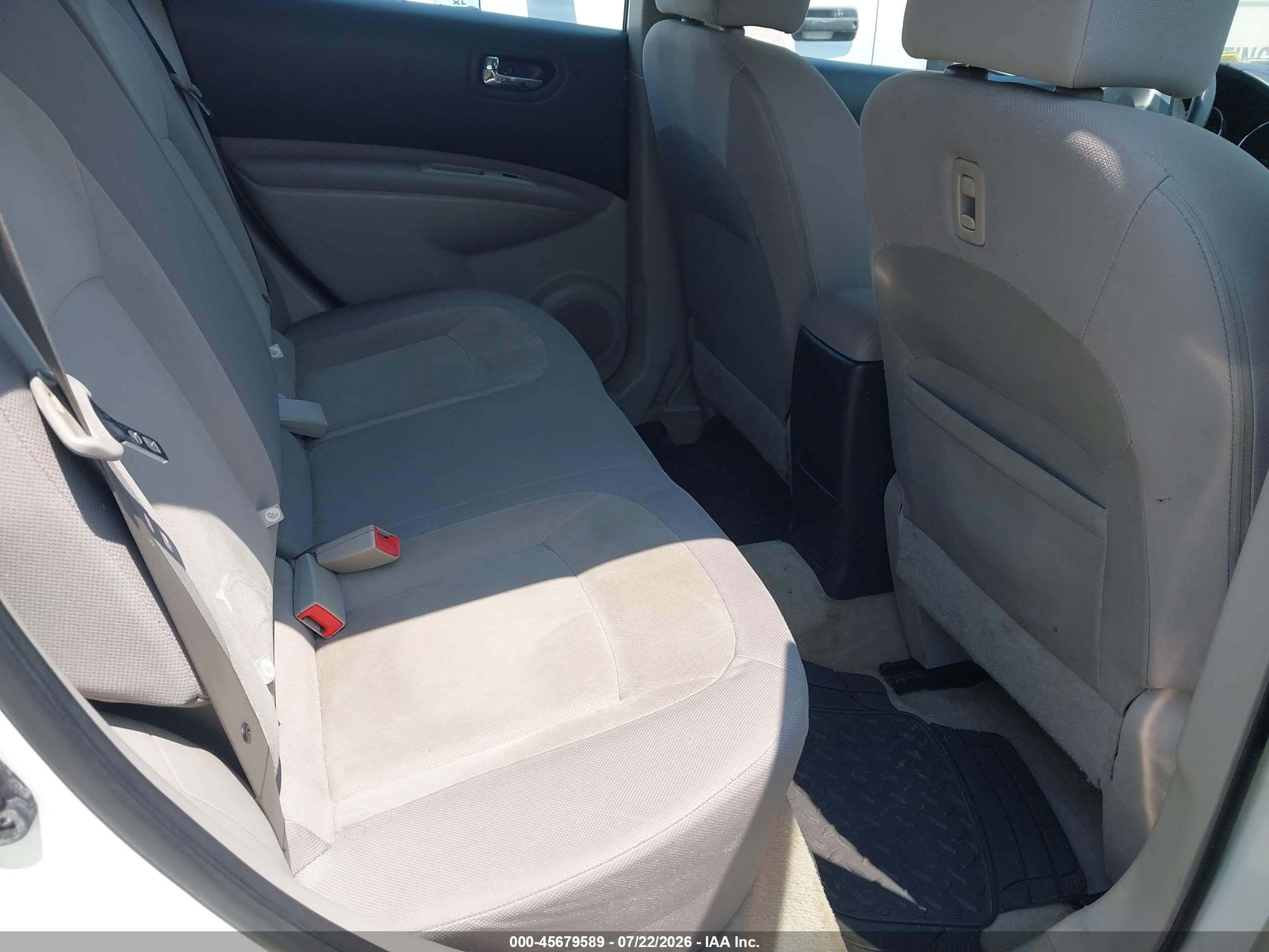 2008 Nissan Rogue S White vin: JN8AS58V68W409662
