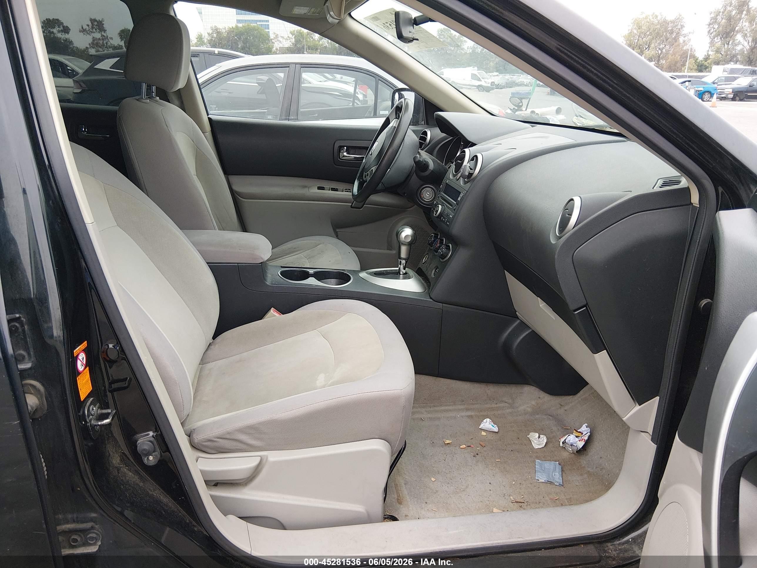 2009 Nissan Rogue S Black vin: JN8AS58V69W163813