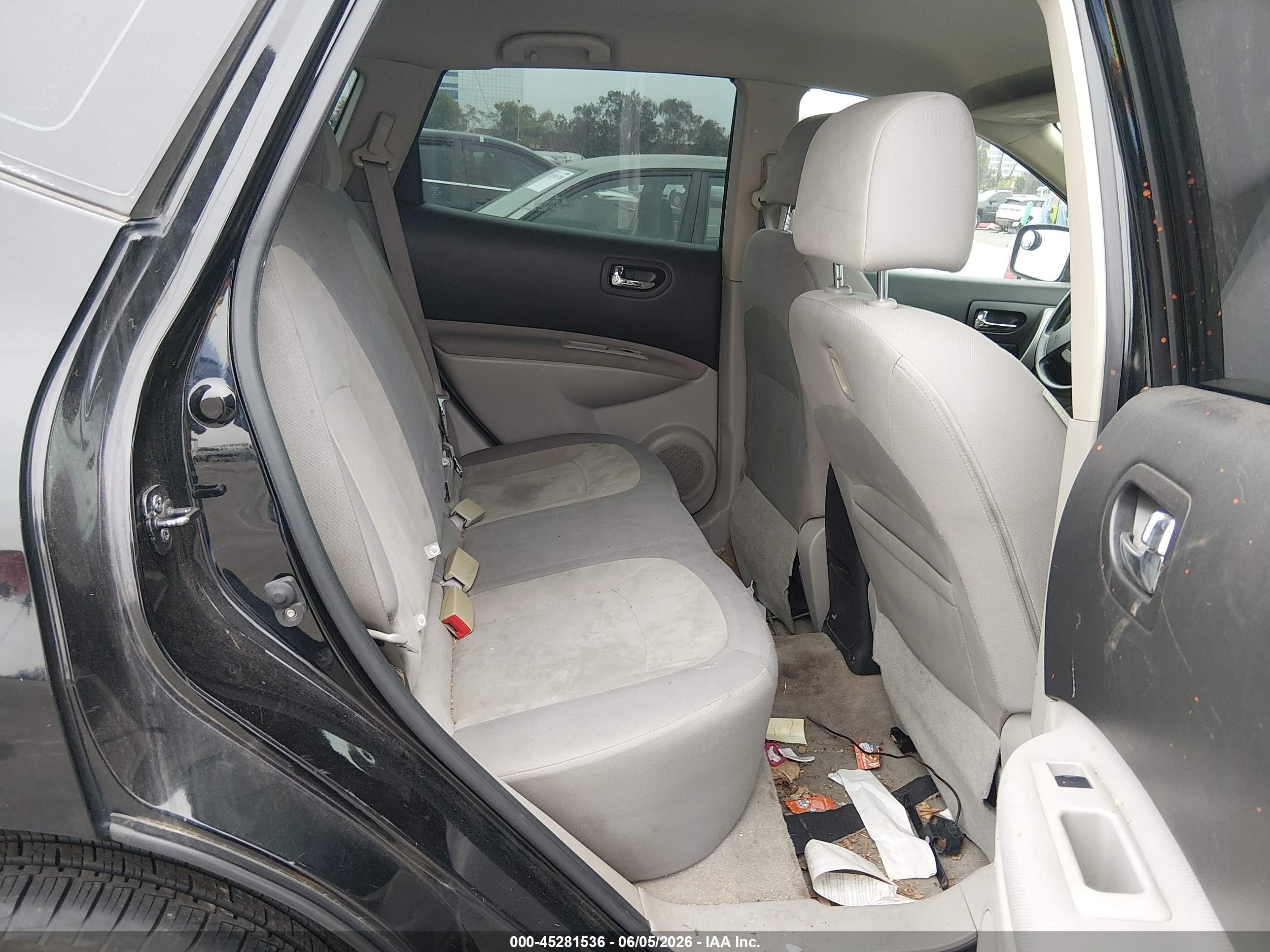 2009 Nissan Rogue S Black vin: JN8AS58V69W163813