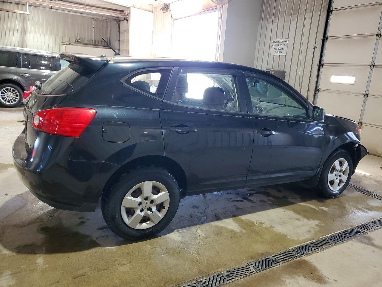 2009 Nissan Rogue Black vin: JN8AS58V69W167053