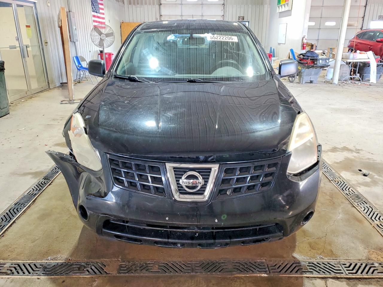 2009 Nissan Rogue Black vin: JN8AS58V69W167053