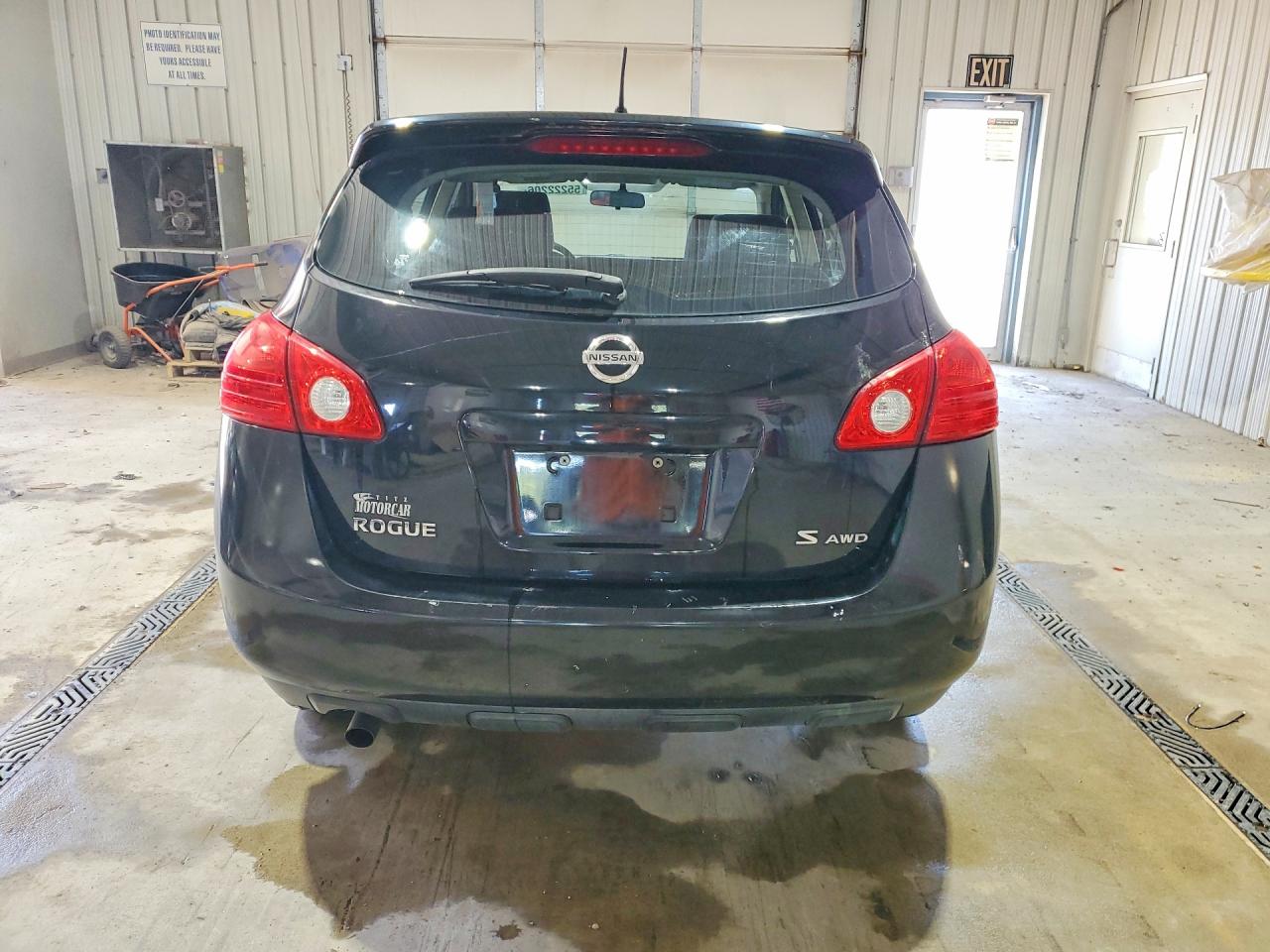 2009 Nissan Rogue Black vin: JN8AS58V69W167053