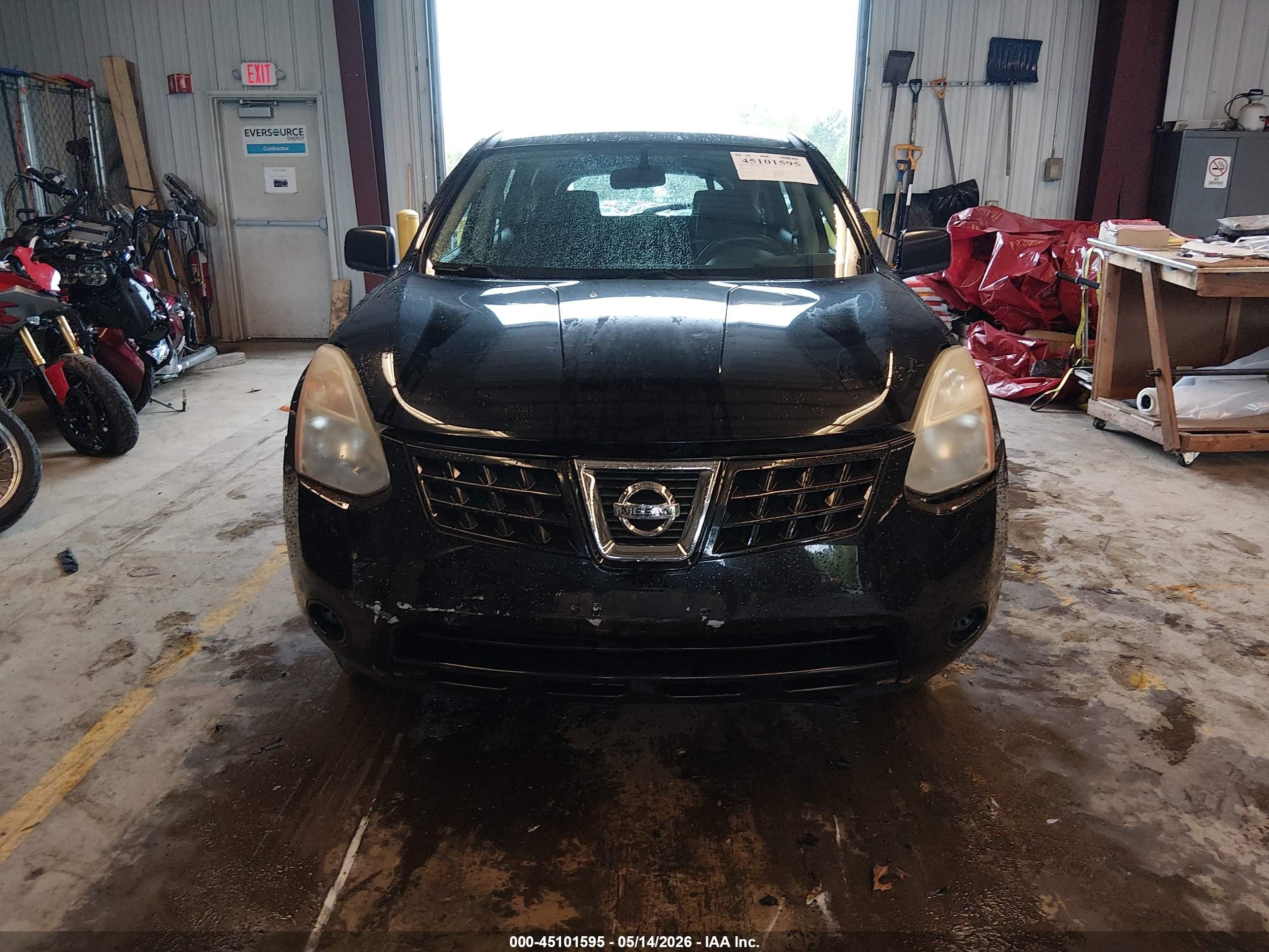 2009 Nissan Rogue S Черный vin: JN8AS58V69W184774
