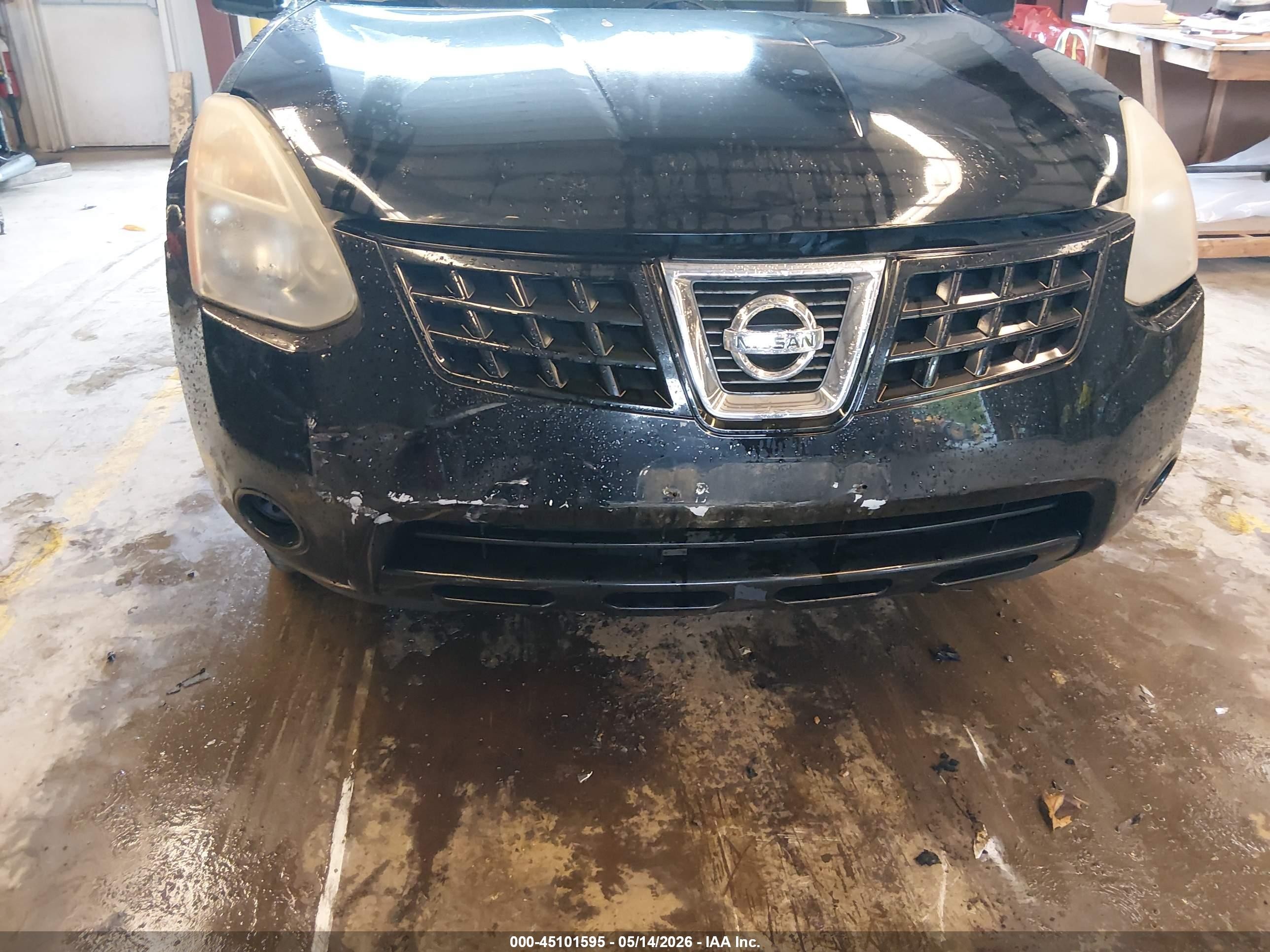 2009 Nissan Rogue S Черный vin: JN8AS58V69W184774