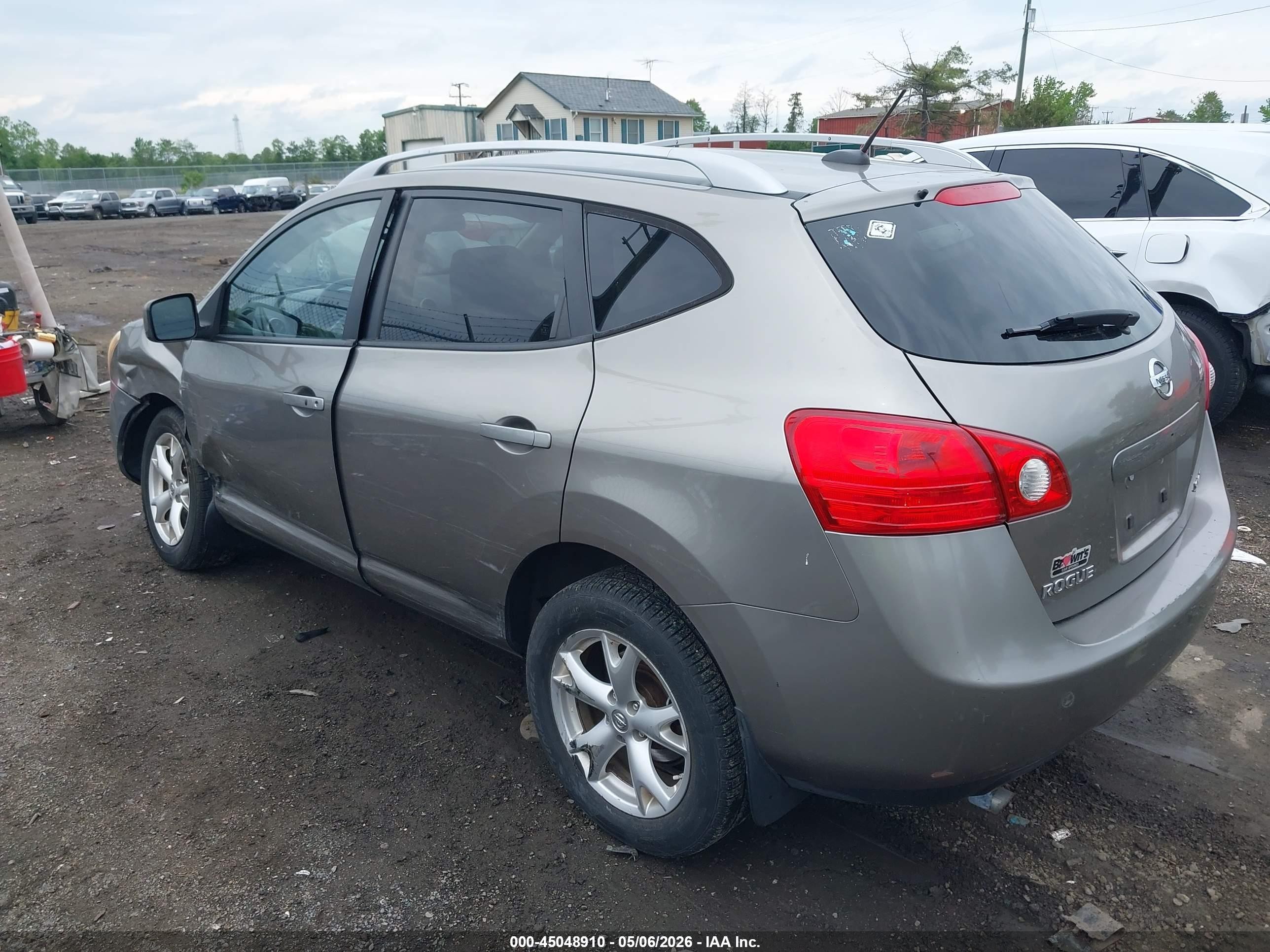 2009 Nissan Rogue Sl Gray vin: JN8AS58V69W187660