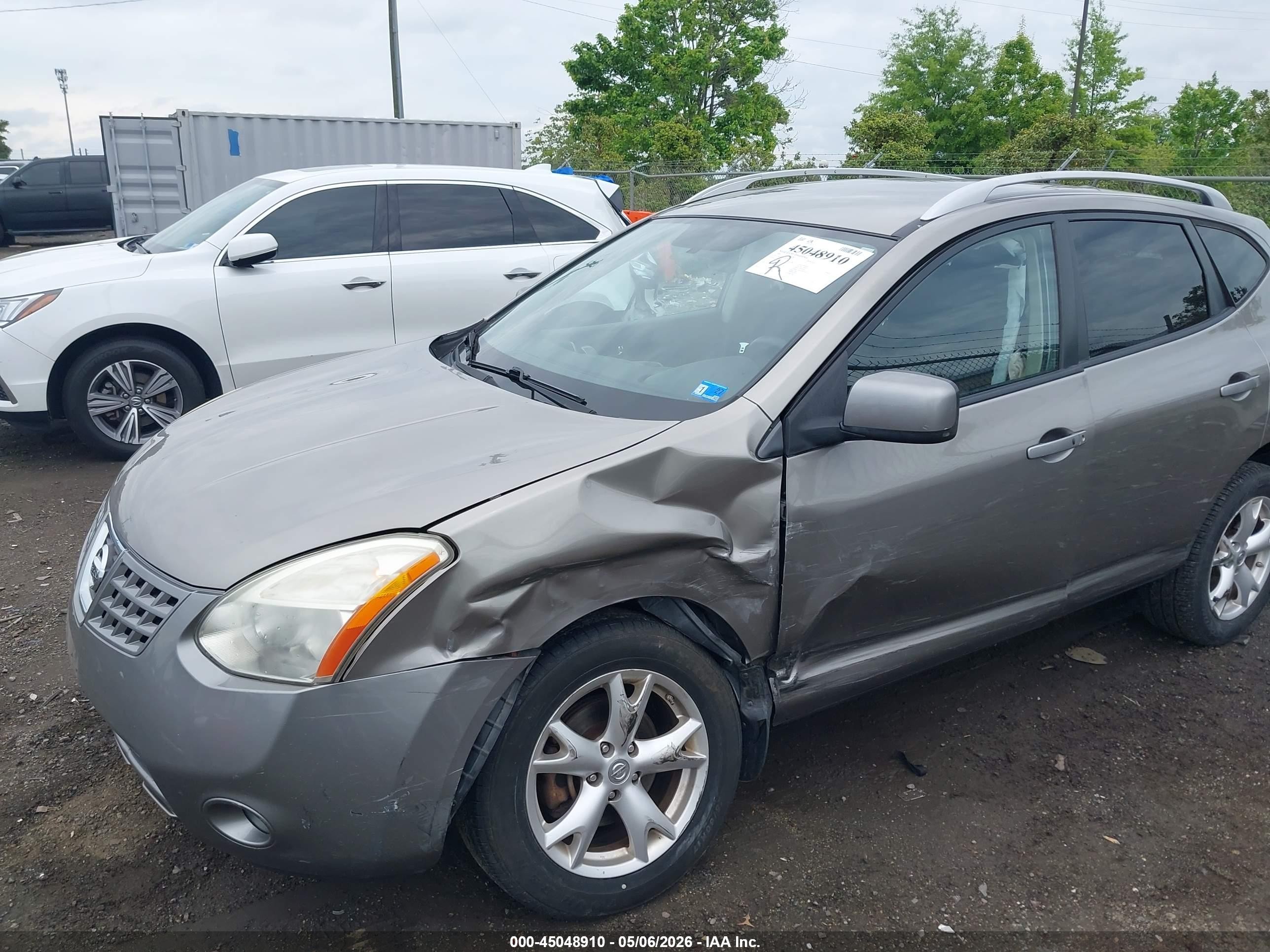 2009 Nissan Rogue Sl Gray vin: JN8AS58V69W187660