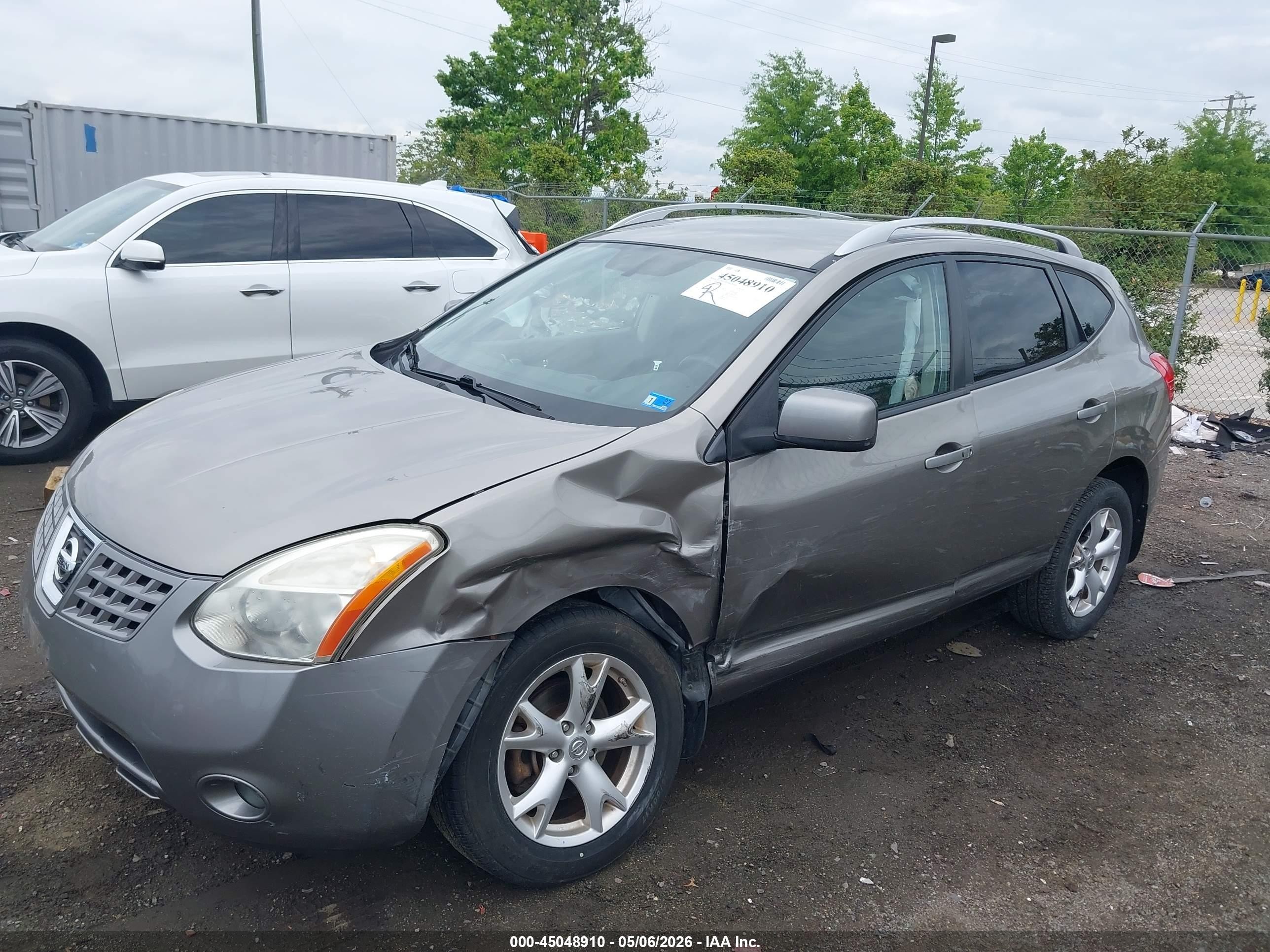 2009 Nissan Rogue Sl Gray vin: JN8AS58V69W187660