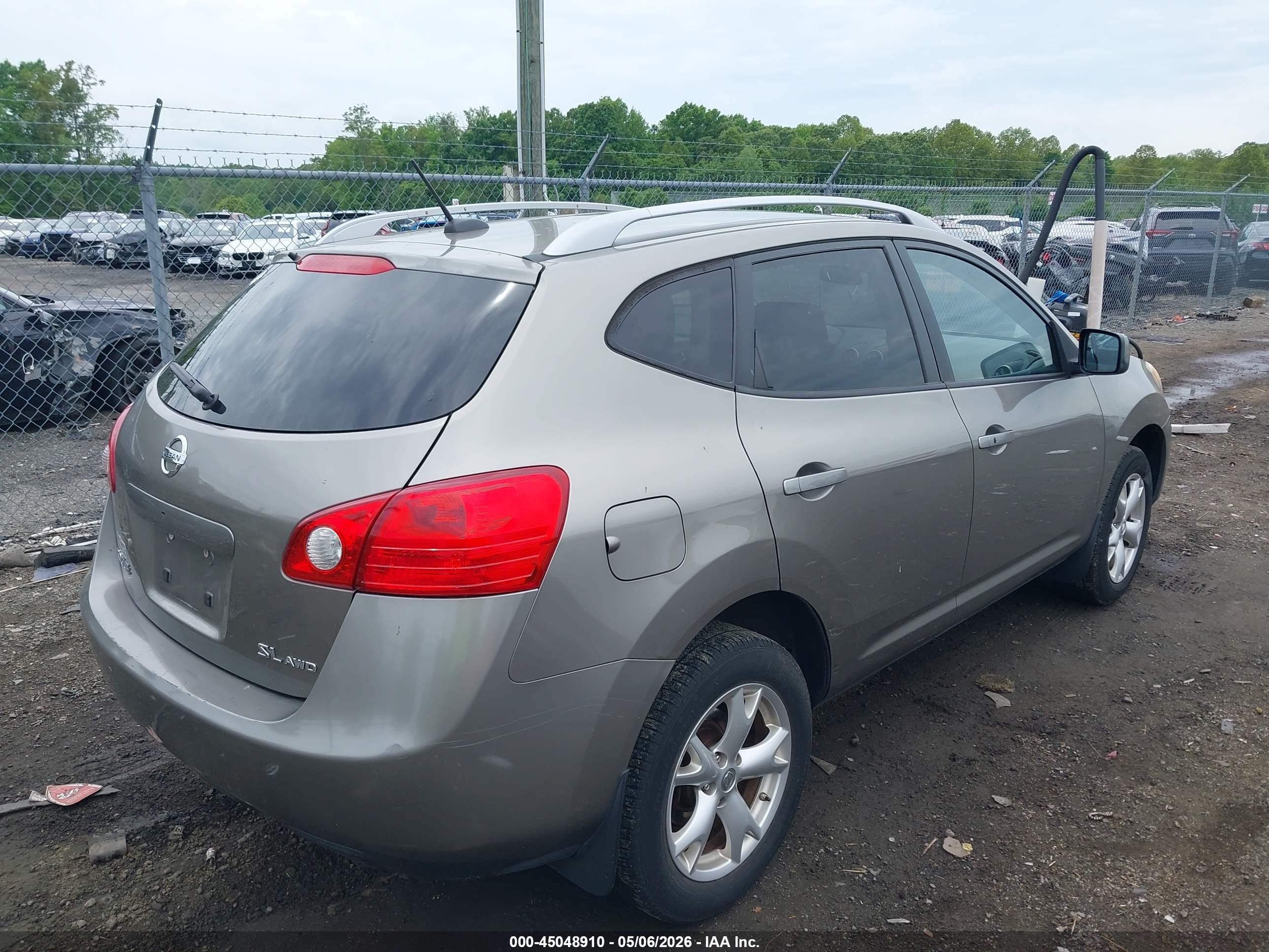 2009 Nissan Rogue Sl Gray vin: JN8AS58V69W187660
