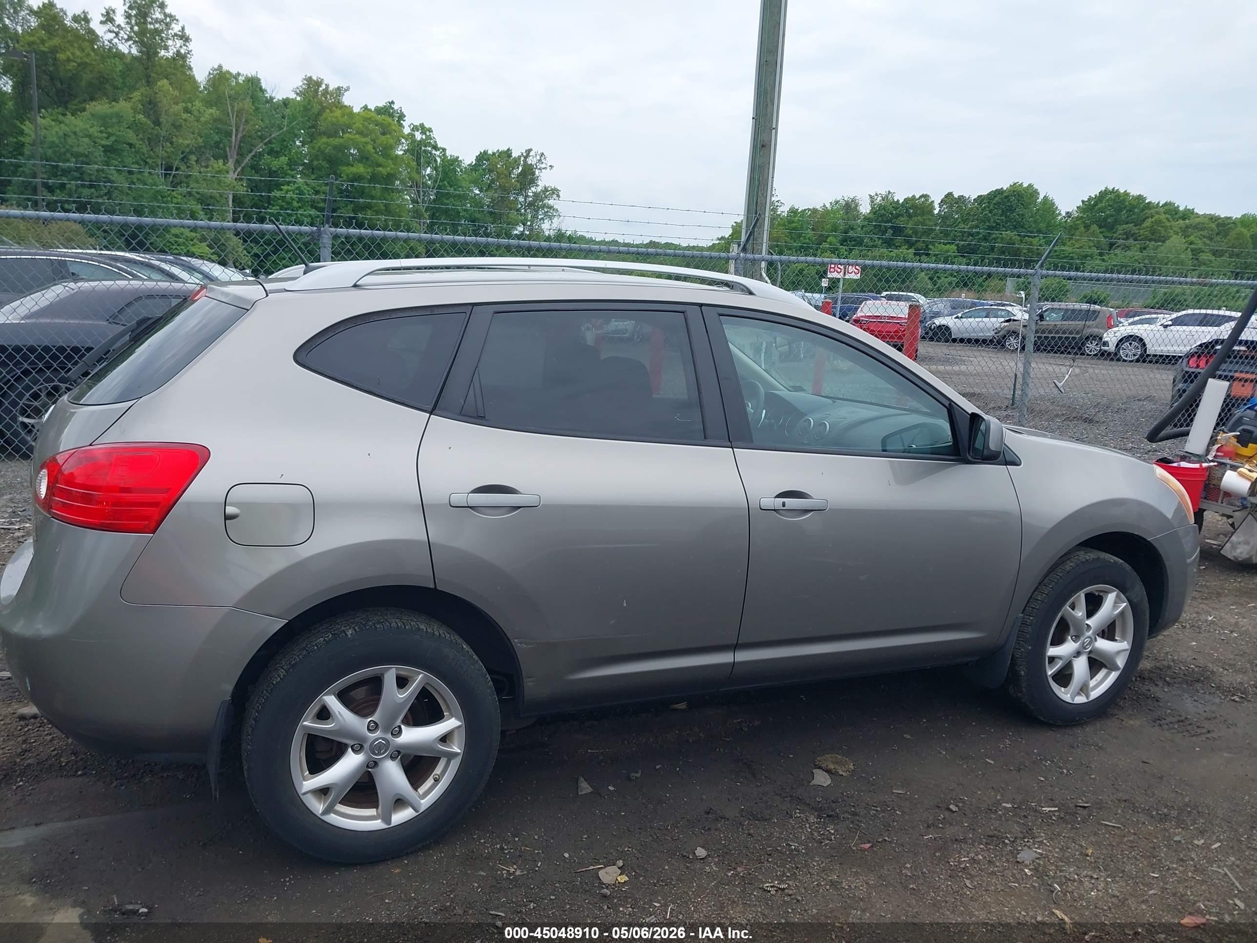 2009 Nissan Rogue Sl Gray vin: JN8AS58V69W187660