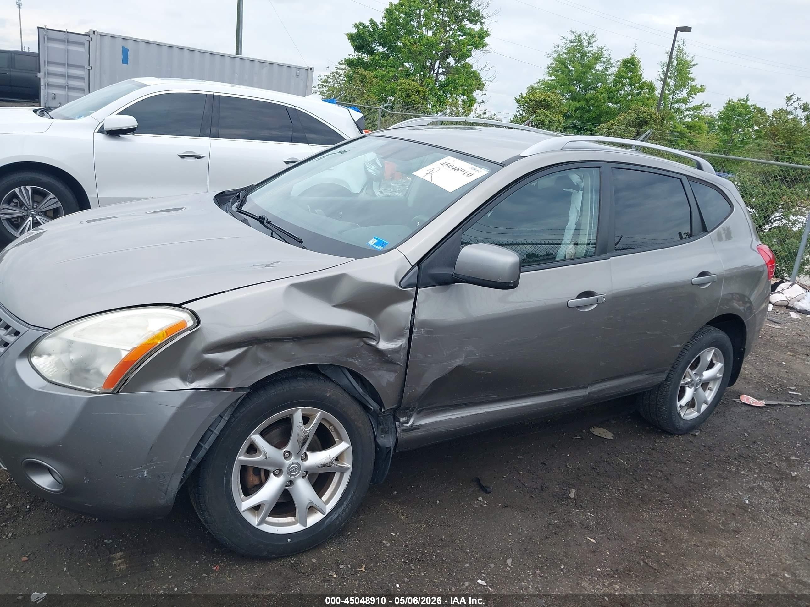 2009 Nissan Rogue Sl Gray vin: JN8AS58V69W187660