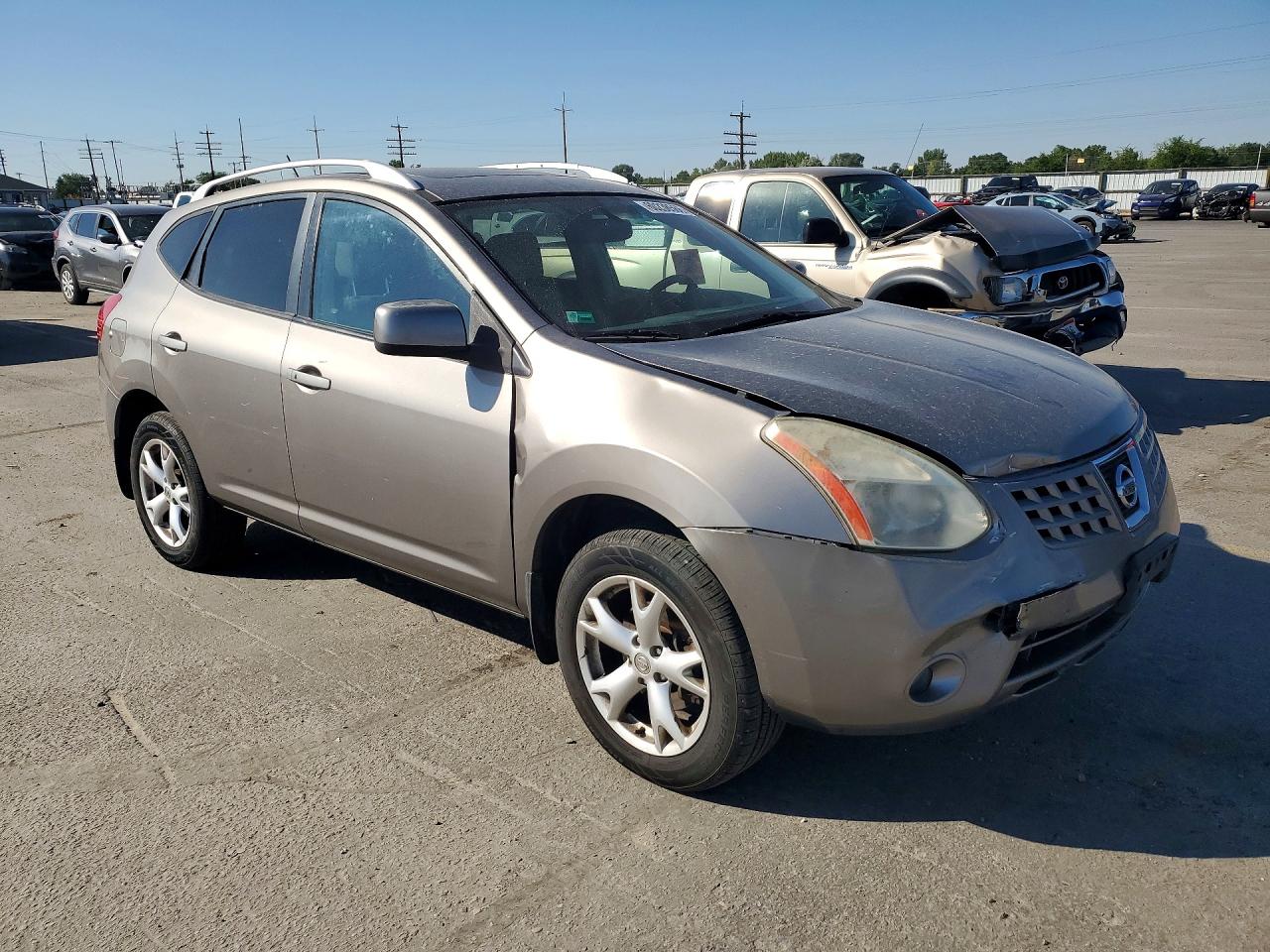 2009 Nissan Rogue S Gray vin: JN8AS58V69W192230