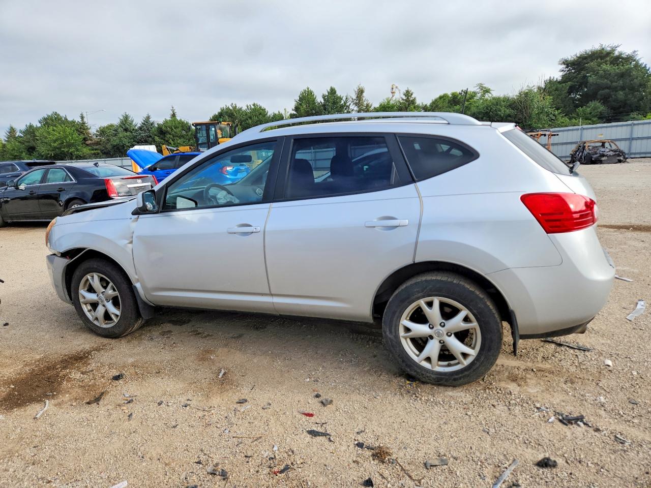 2009 Nissan Rogue S Silver vin: JN8AS58V69W430741