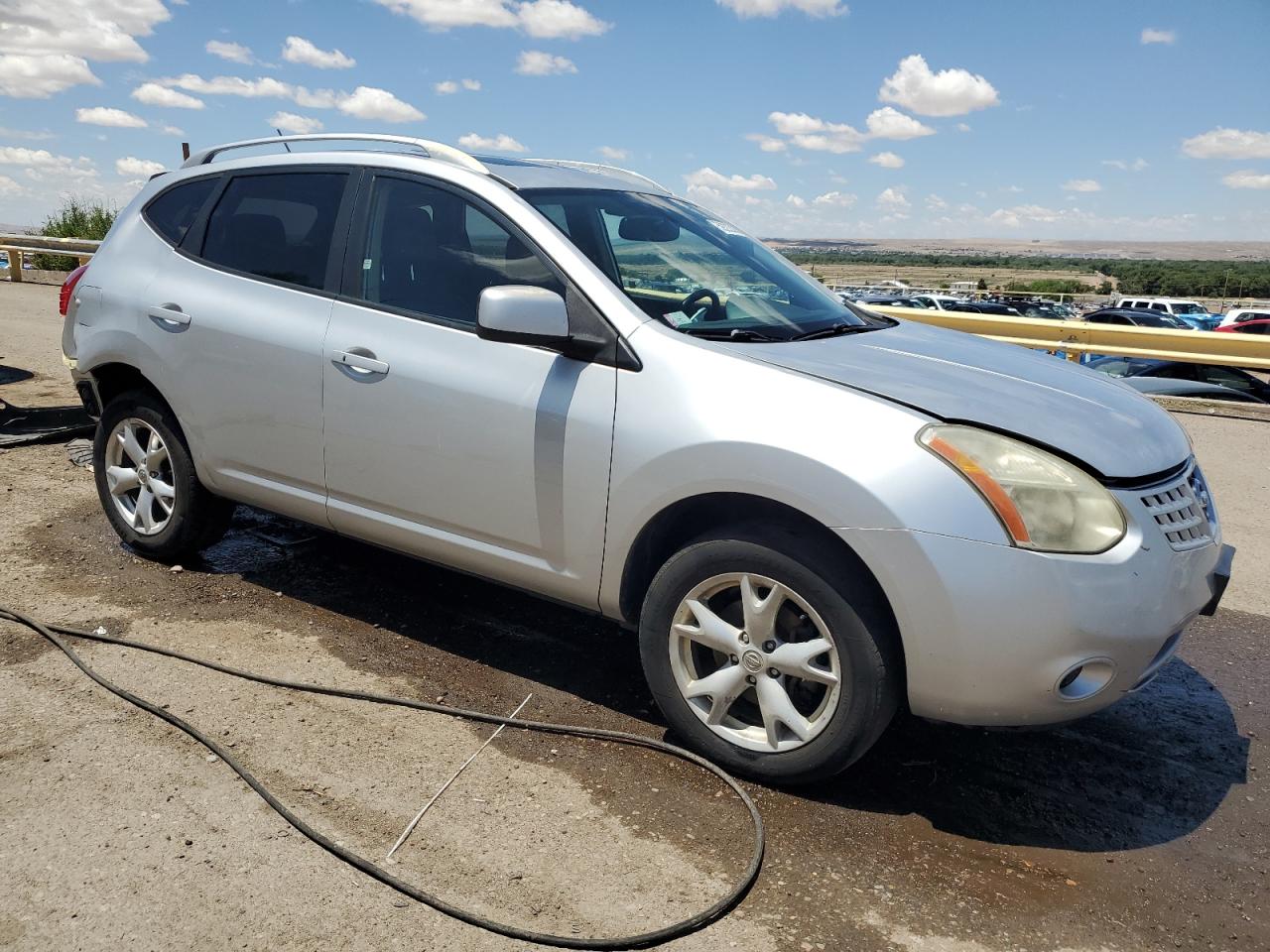 2008 Nissan Rogue S Silver vin: JN8AS58V78W105627