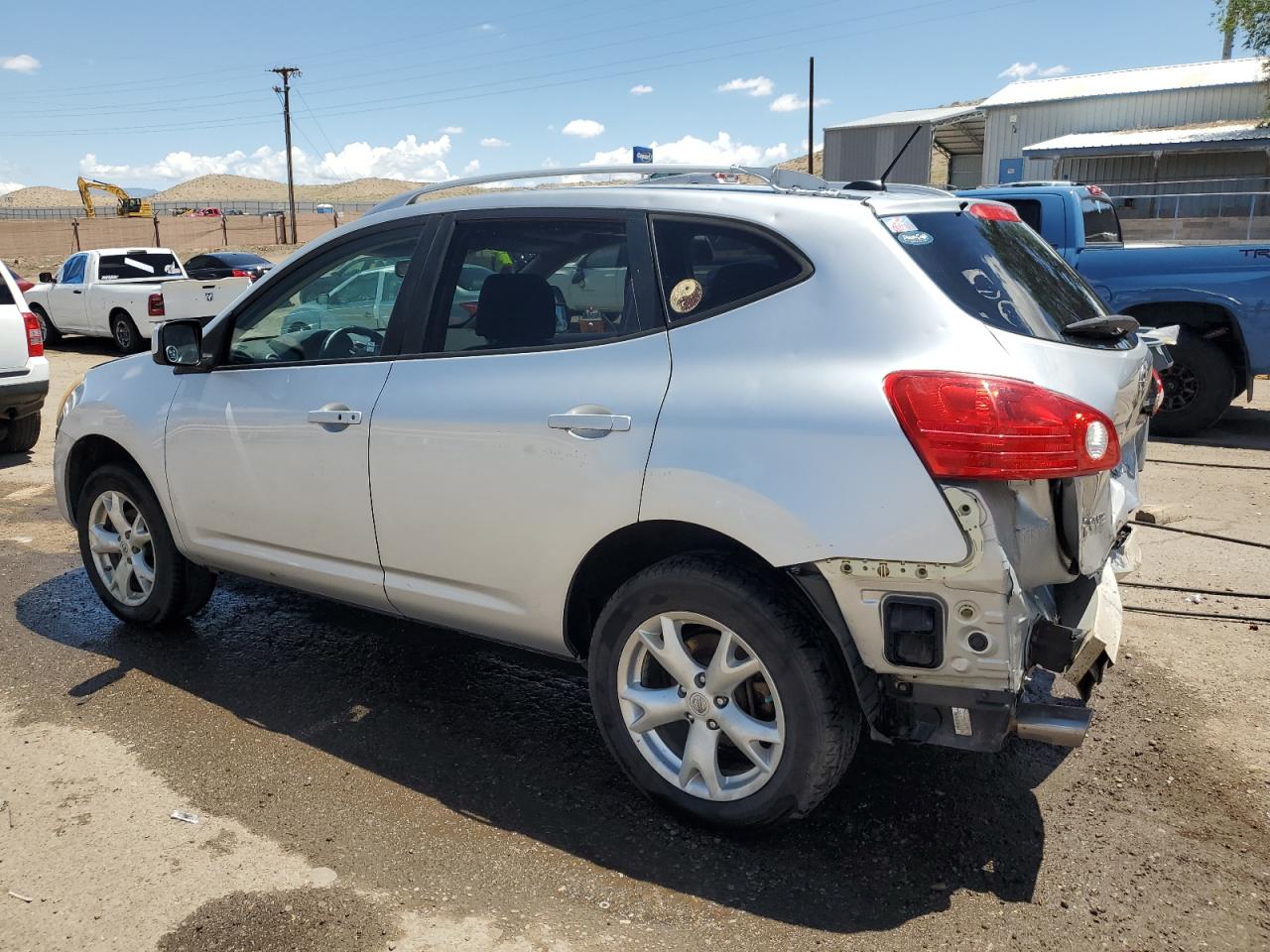 2008 Nissan Rogue S Silver vin: JN8AS58V78W105627