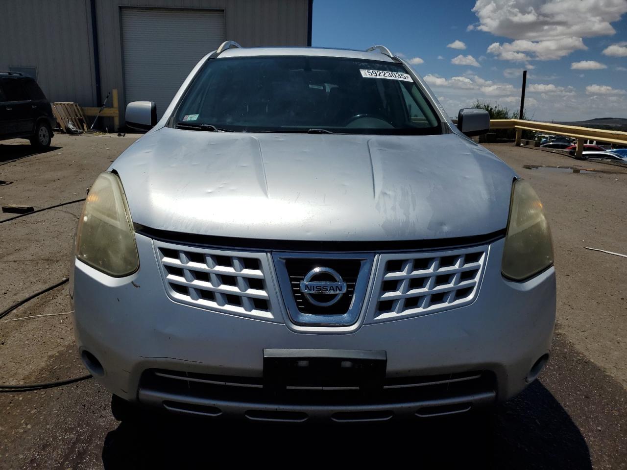 2008 Nissan Rogue S Silver vin: JN8AS58V78W105627