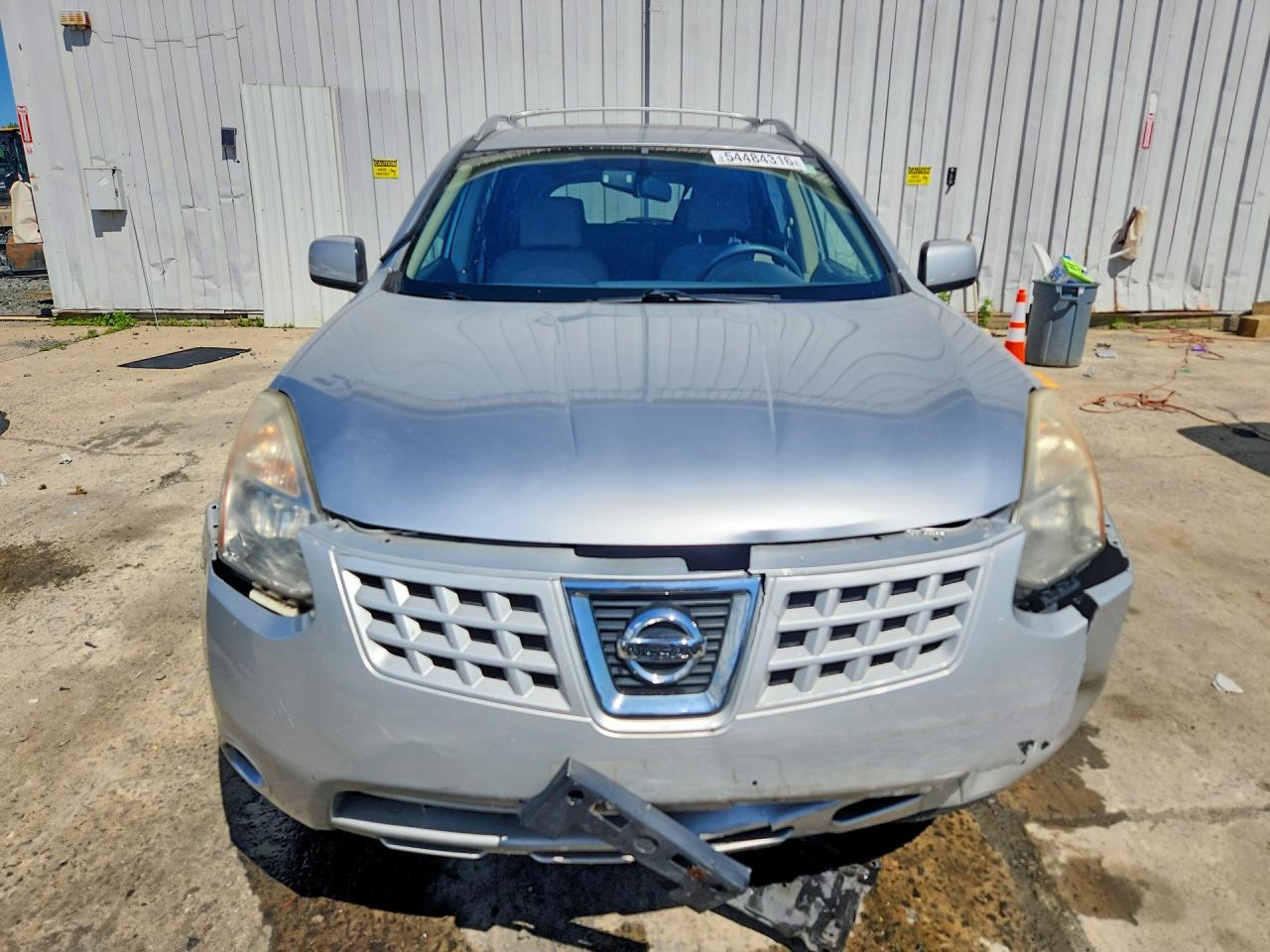 2008 Nissan Rogue S Silver vin: JN8AS58V78W112030