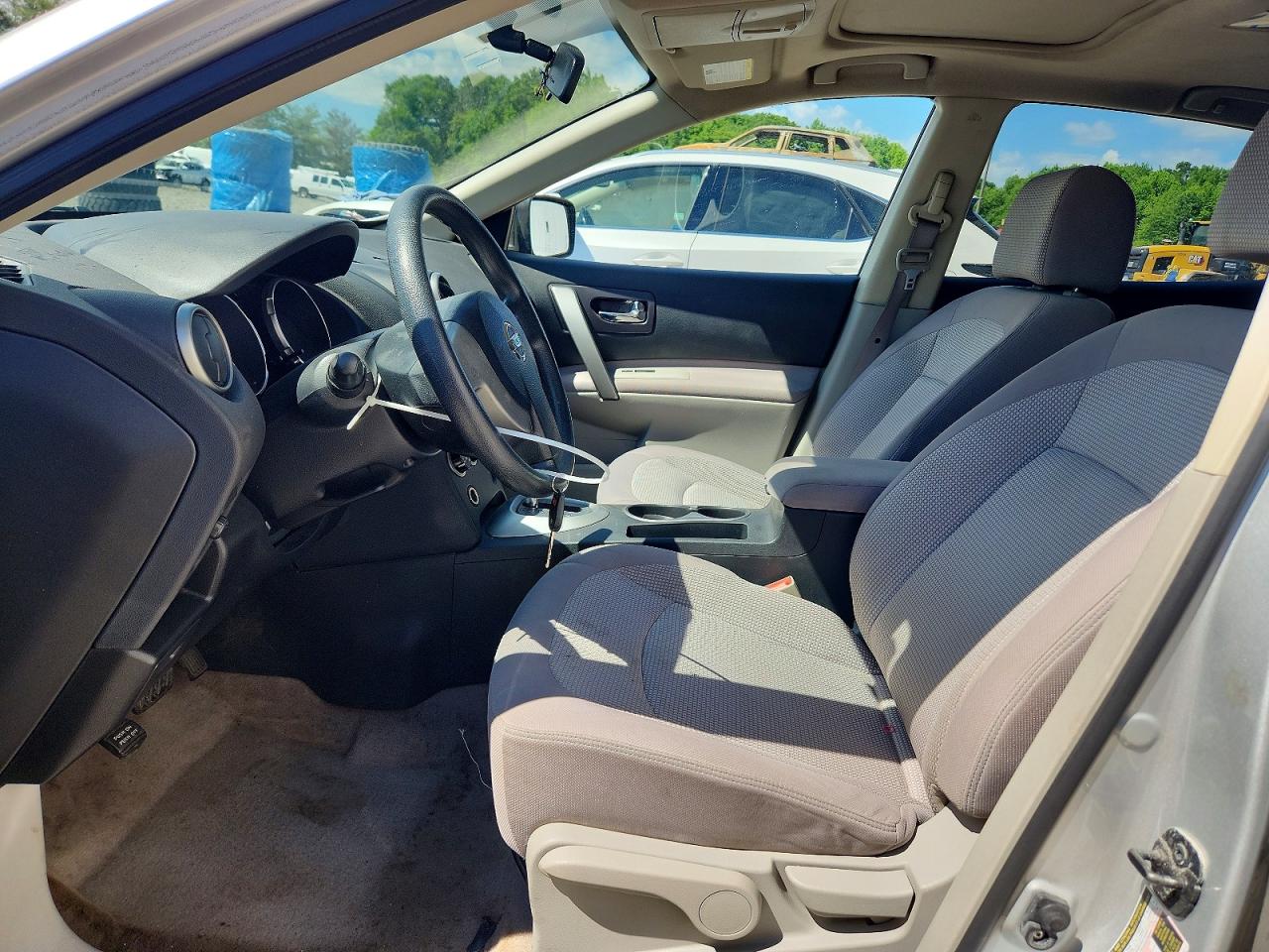 2008 Nissan Rogue S Silver vin: JN8AS58V78W112030