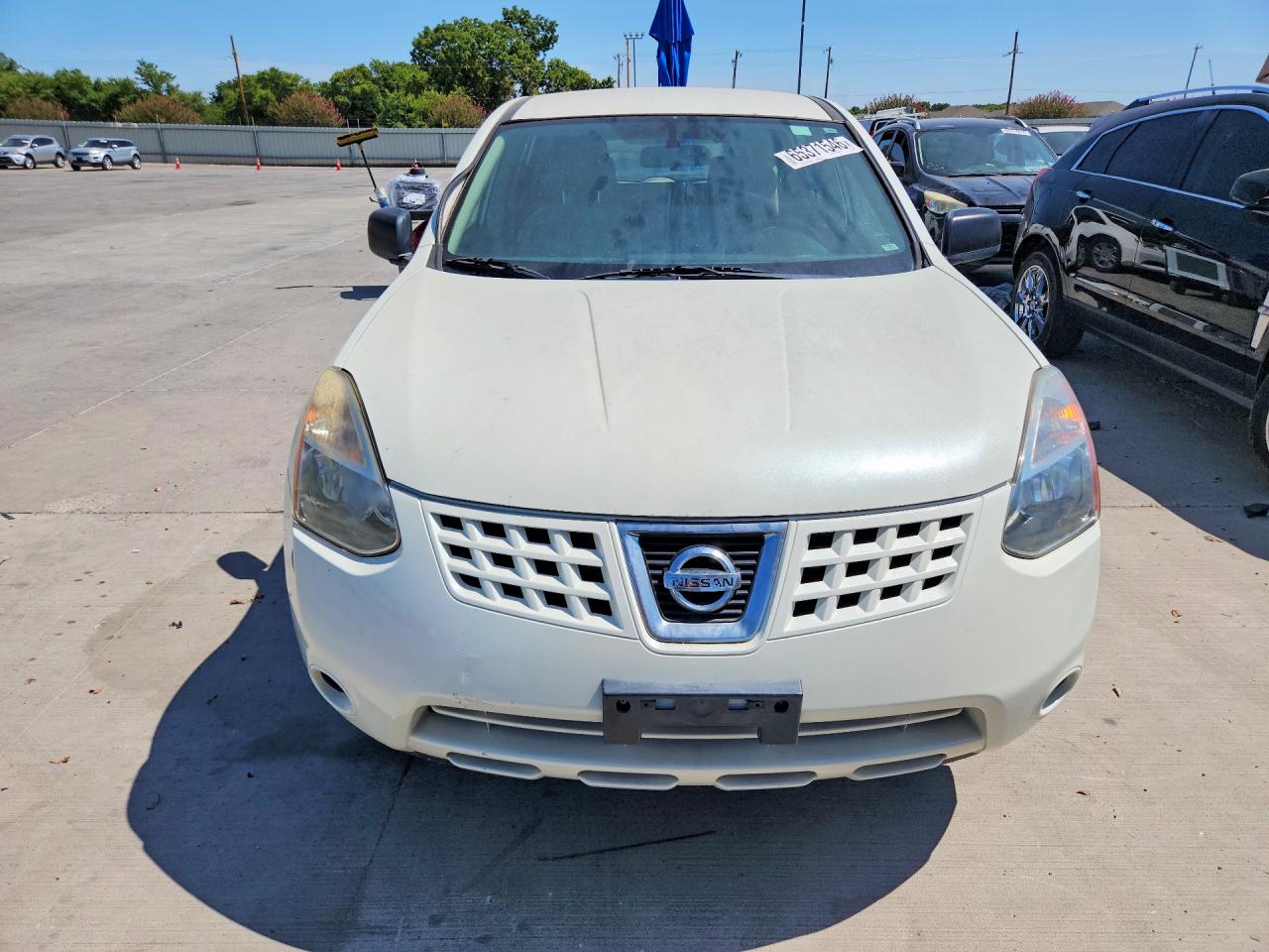 2008 Nissan Rogue S White vin: JN8AS58V78W113338