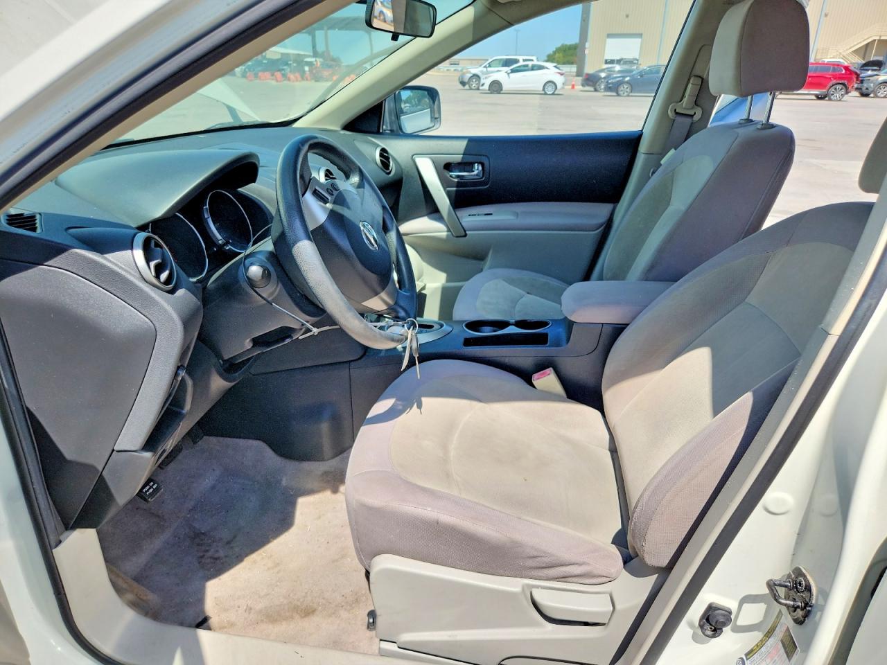 2008 Nissan Rogue S White vin: JN8AS58V78W113338