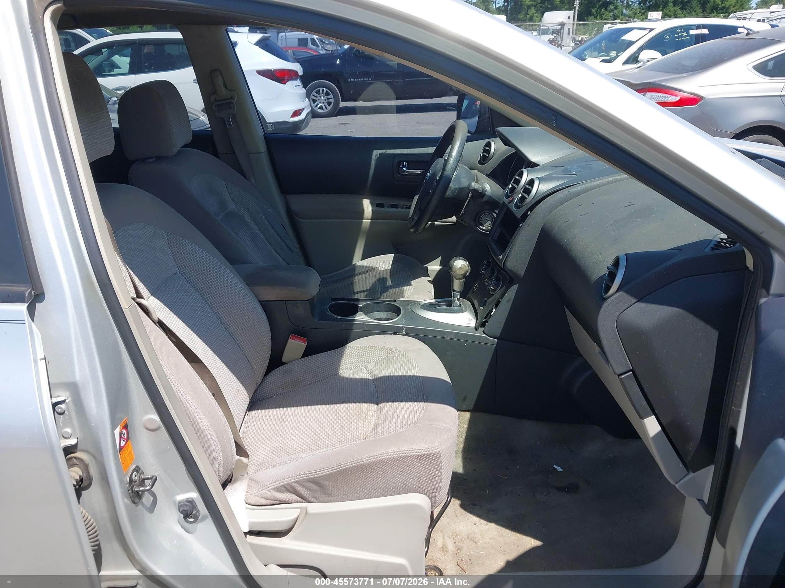 2008 Nissan Rogue Sl Silver vin: JN8AS58V78W114666