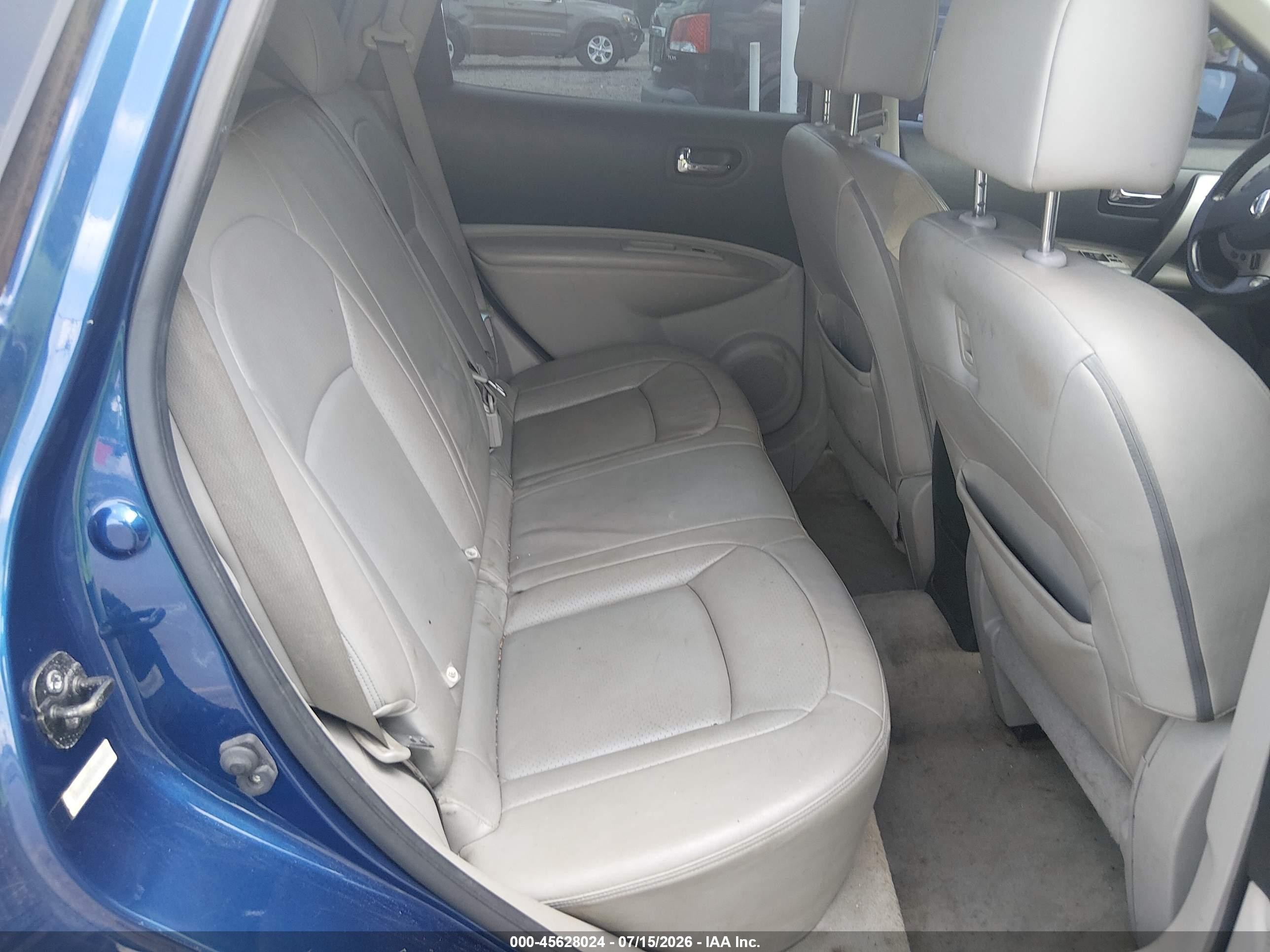 2008 Nissan Rogue Sl Blue vin: JN8AS58V78W135758