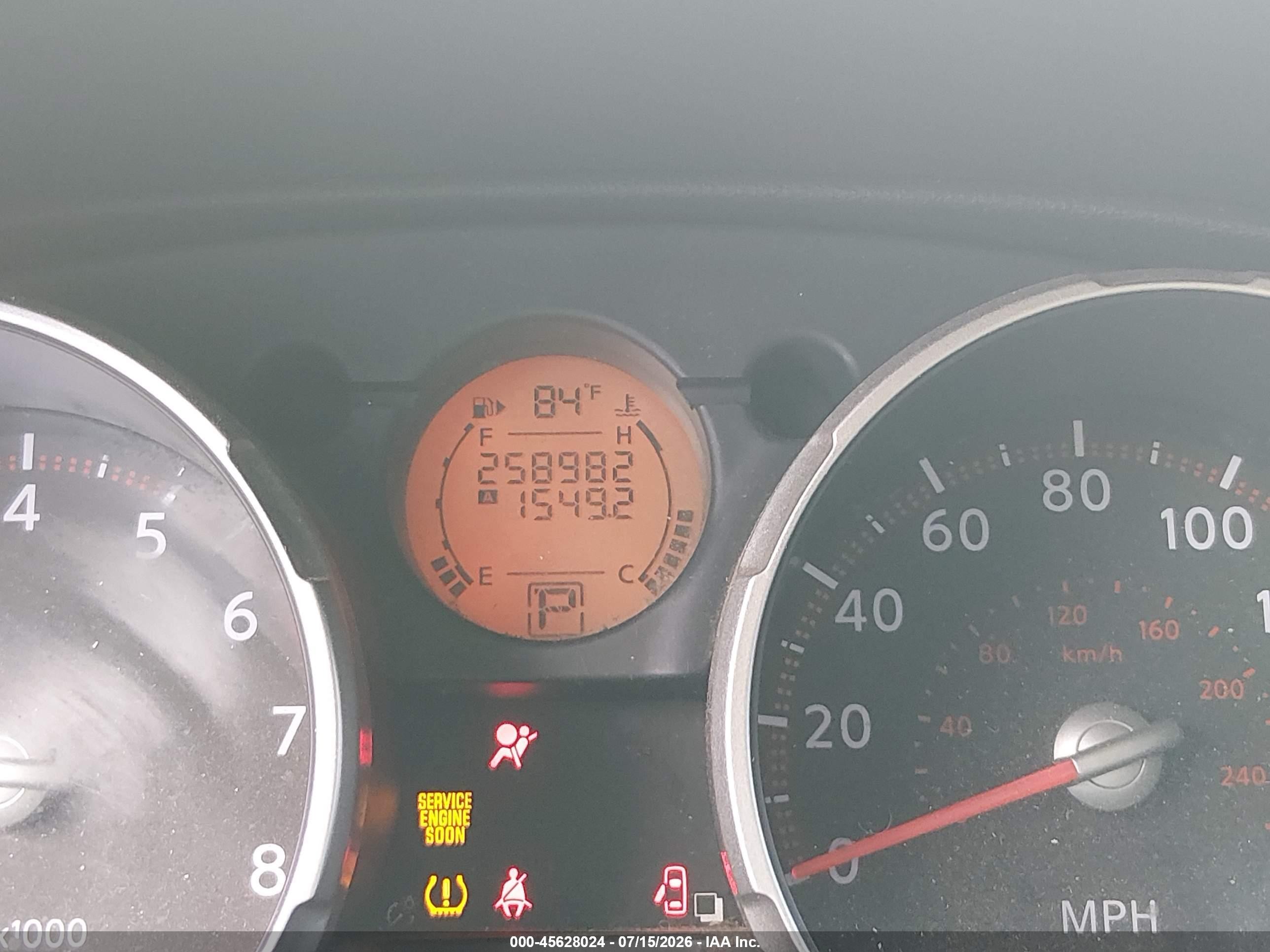2008 Nissan Rogue Sl Blue vin: JN8AS58V78W135758