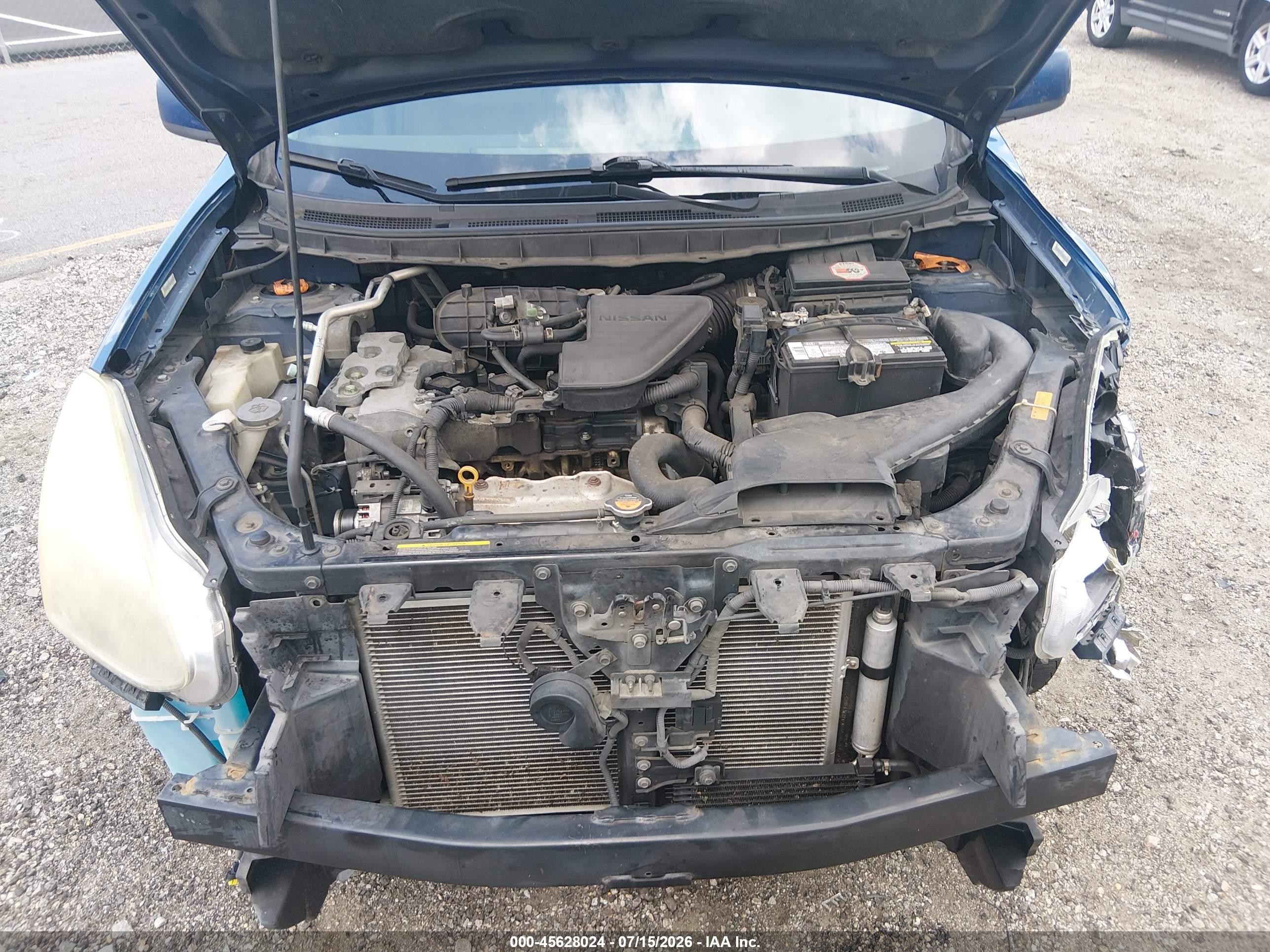 2008 Nissan Rogue Sl Blue vin: JN8AS58V78W135758
