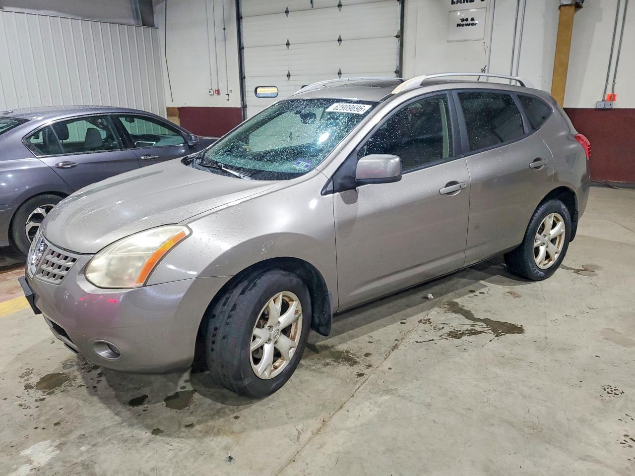 2008 Nissan Rogue S Gray vin: JN8AS58V78W141625