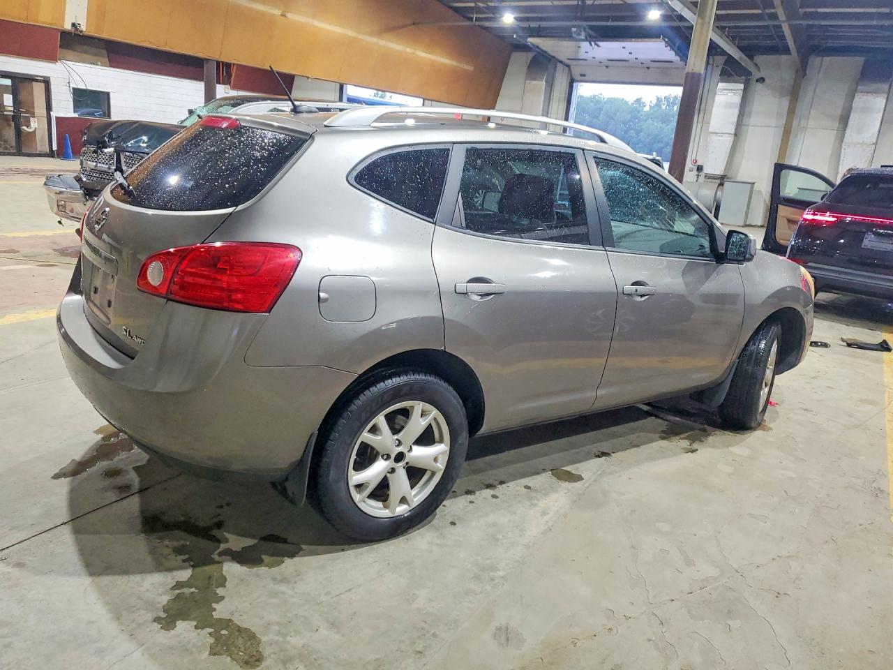 2008 Nissan Rogue S Gray vin: JN8AS58V78W141625