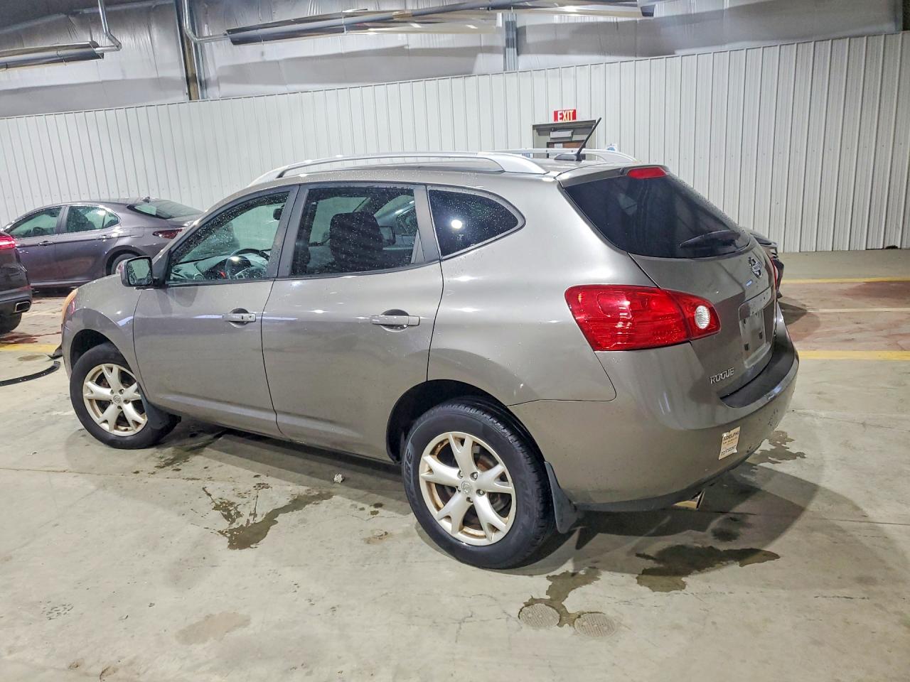 2008 Nissan Rogue S Gray vin: JN8AS58V78W141625