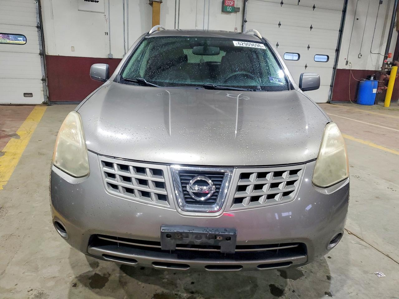 2008 Nissan Rogue S Gray vin: JN8AS58V78W141625