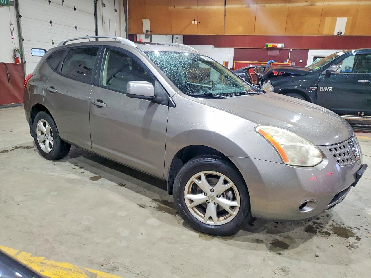 2008 Nissan Rogue S Gray vin: JN8AS58V78W141625