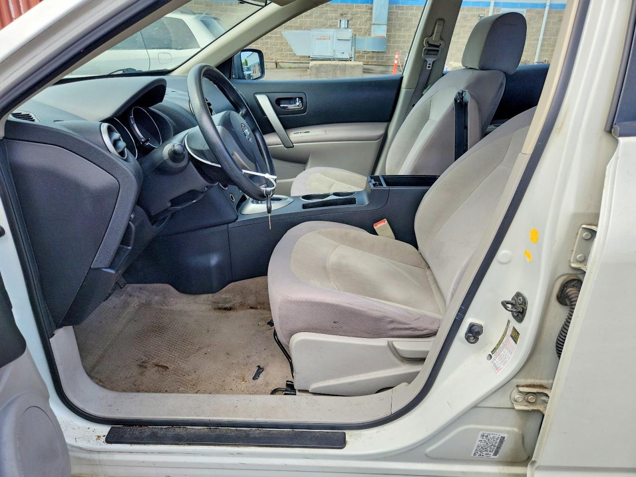2008 Nissan Rogue S White vin: JN8AS58V78W410884