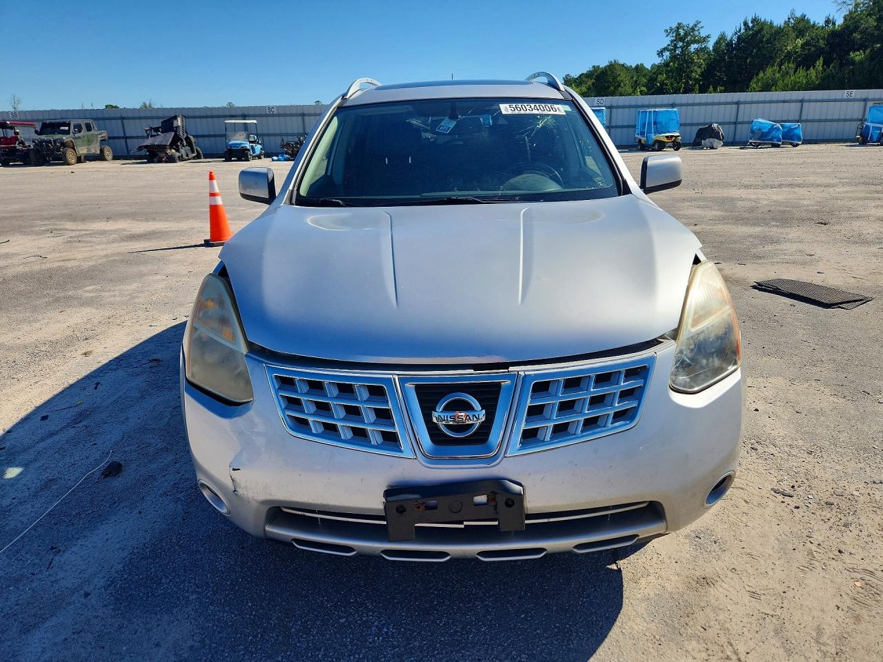 2009 Nissan Rogue S Silver vin: JN8AS58V79W176571