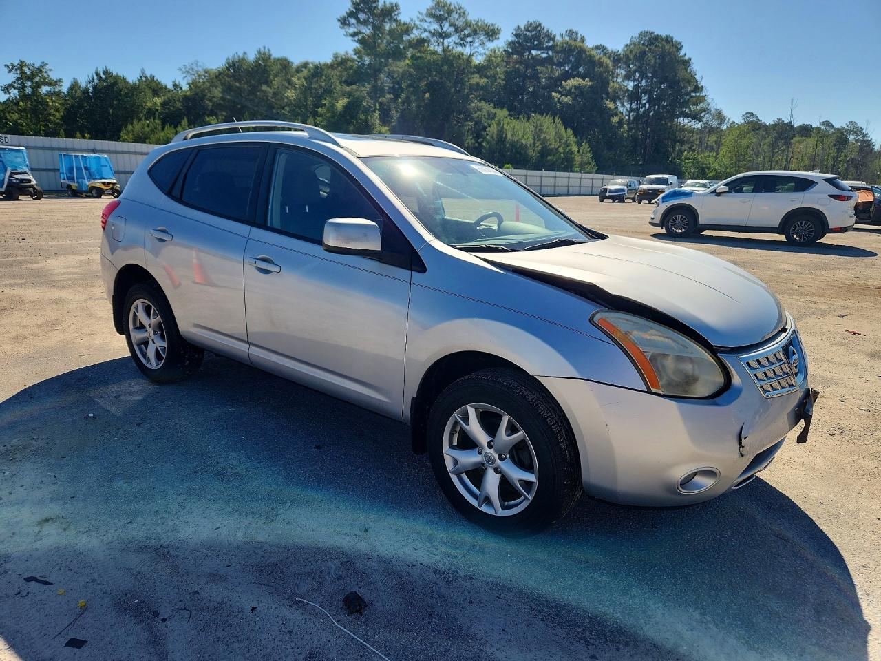 2009 Nissan Rogue S Silver vin: JN8AS58V79W176571
