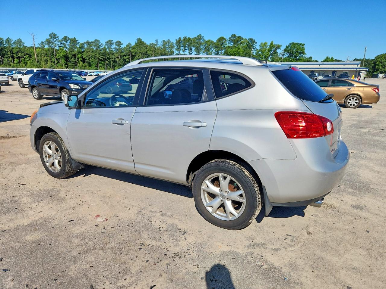 2009 Nissan Rogue S Silver vin: JN8AS58V79W176571