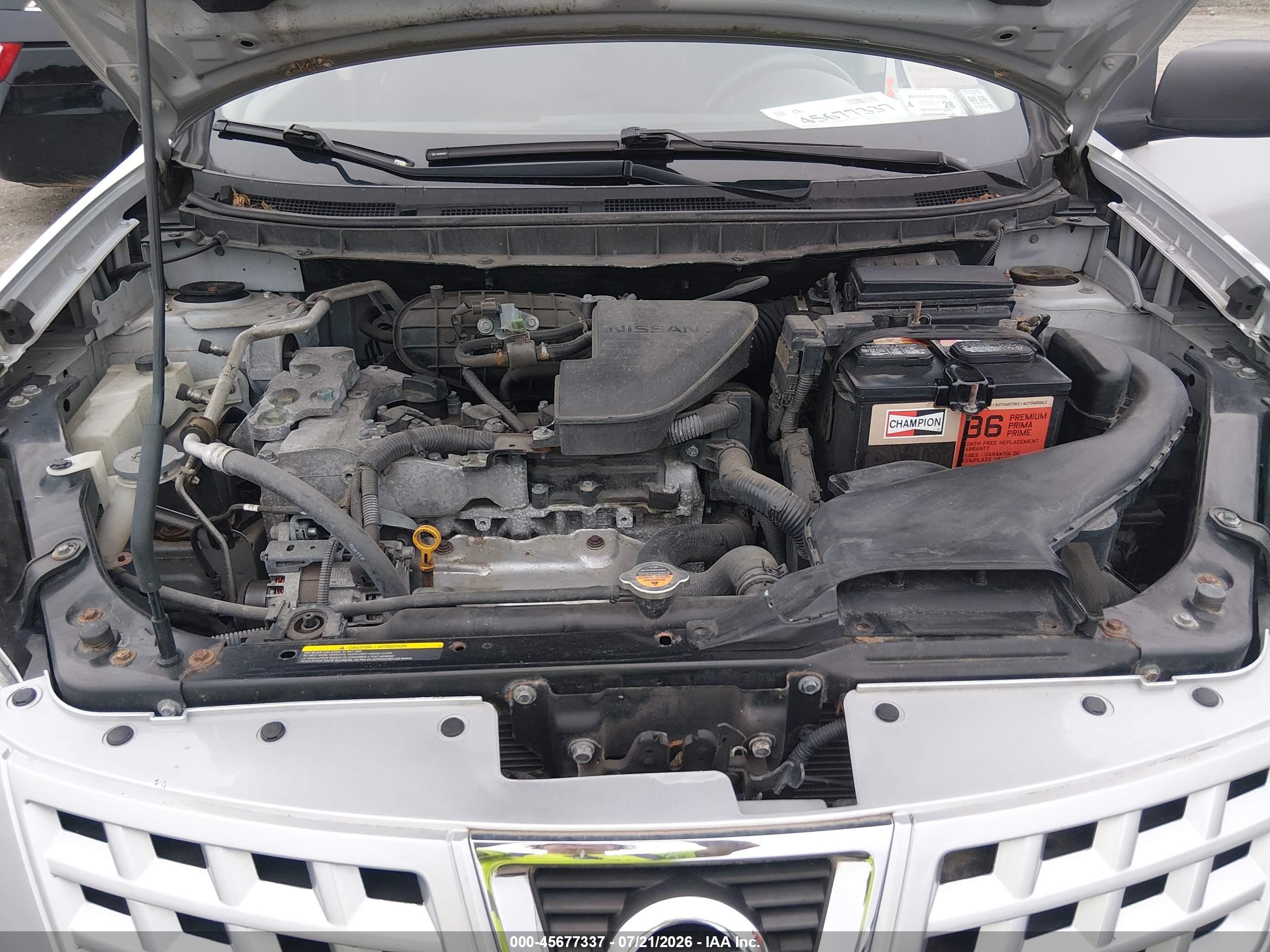 2009 Nissan Rogue S Silver vin: JN8AS58V79W177588