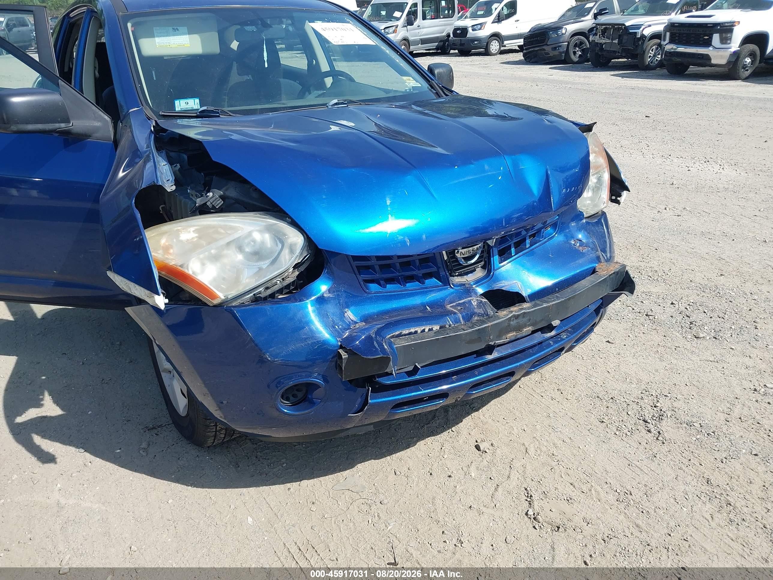 2009 Nissan Rogue S Blue vin: JN8AS58V79W181611