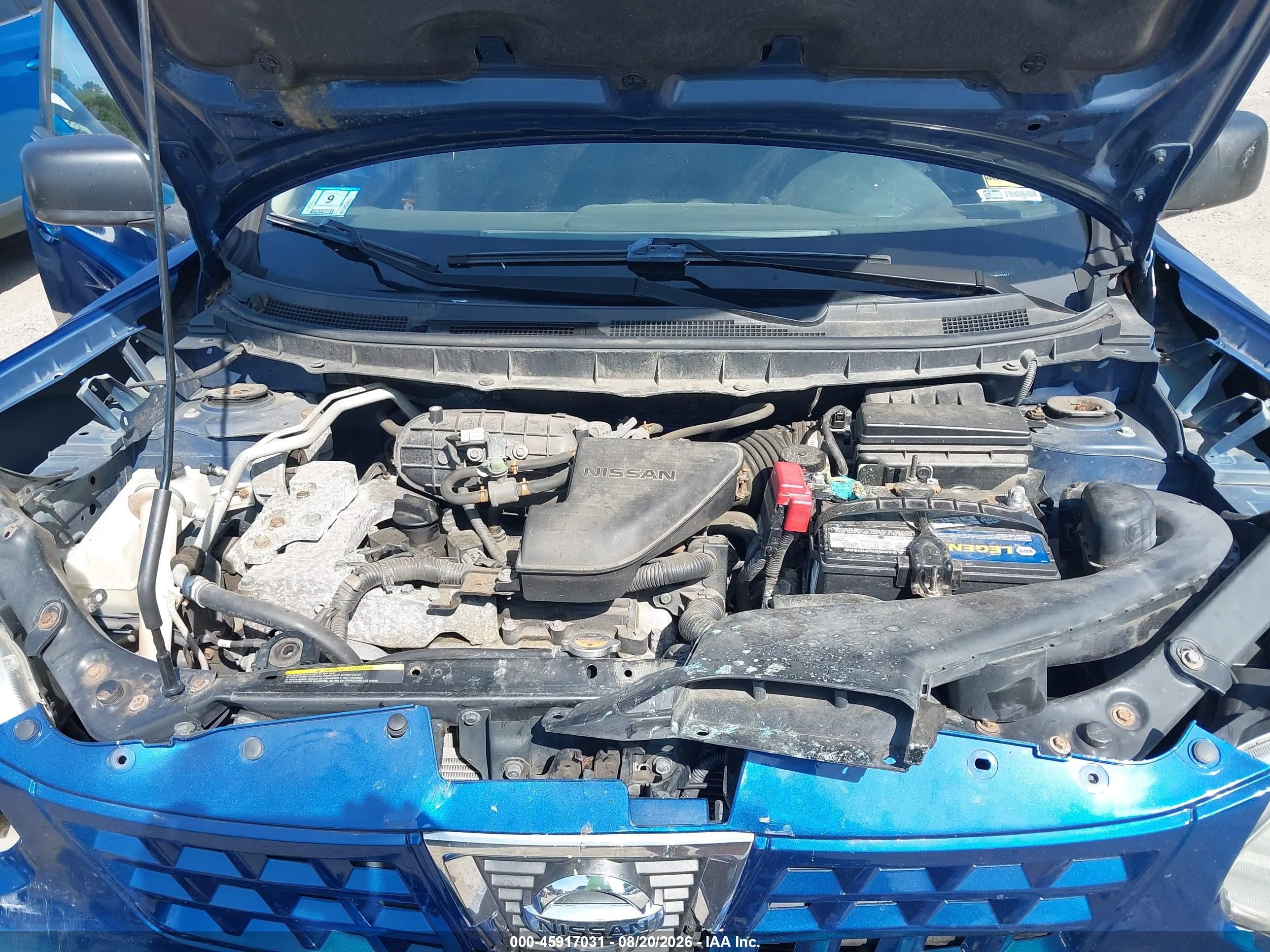 2009 Nissan Rogue S Blue vin: JN8AS58V79W181611