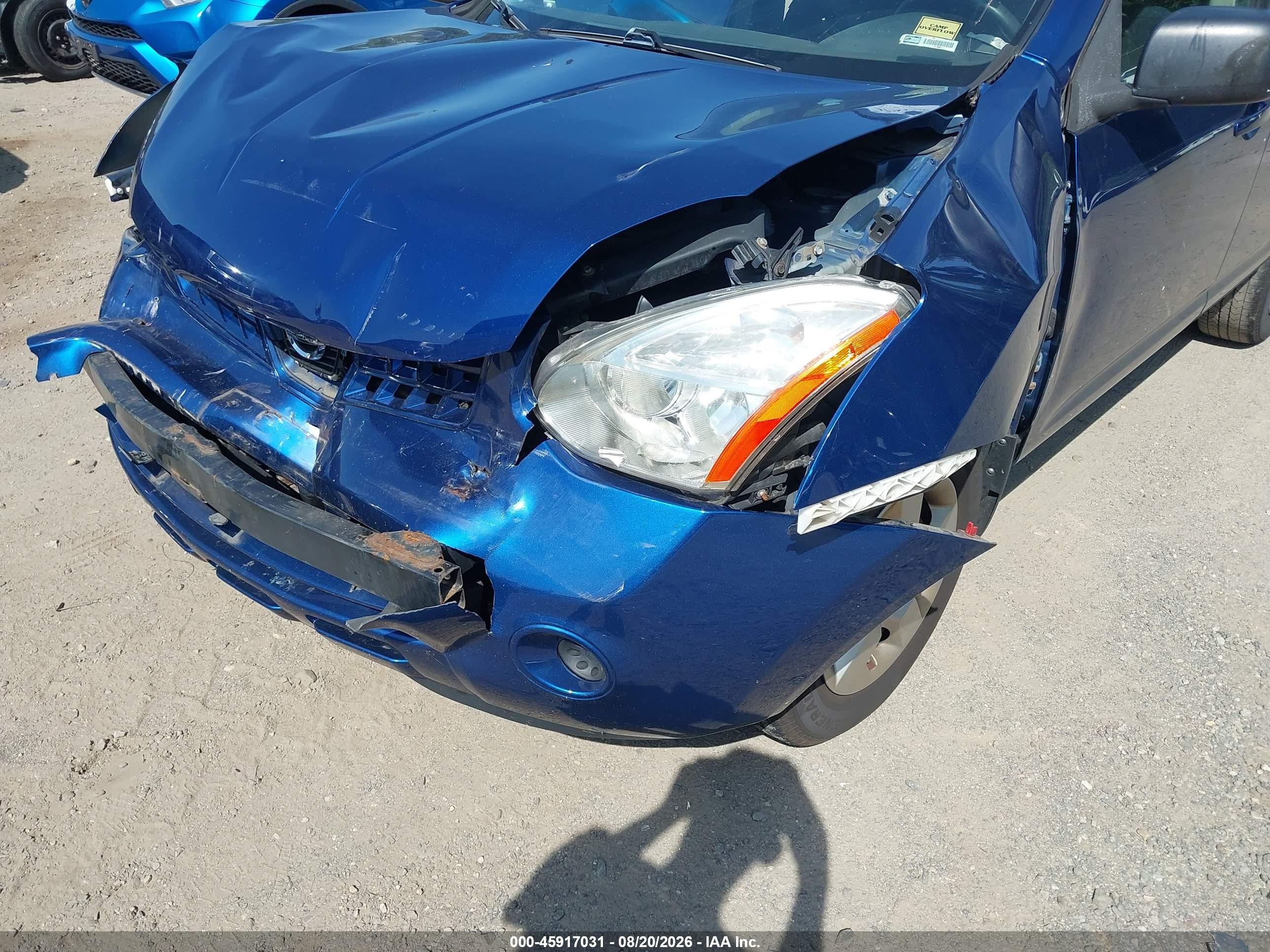 2009 Nissan Rogue S Blue vin: JN8AS58V79W181611