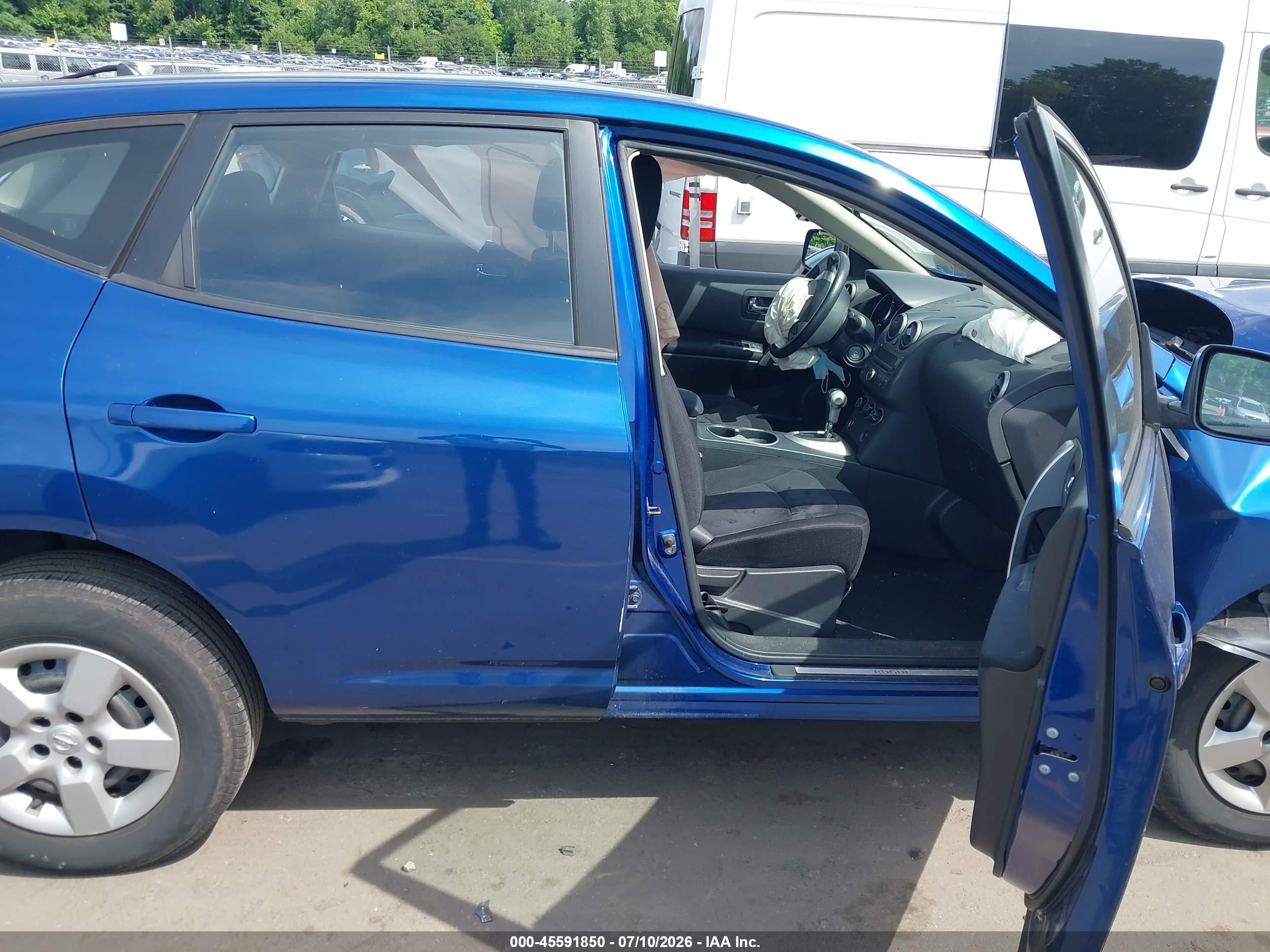 2009 Nissan Rogue S Blue vin: JN8AS58V79W186338