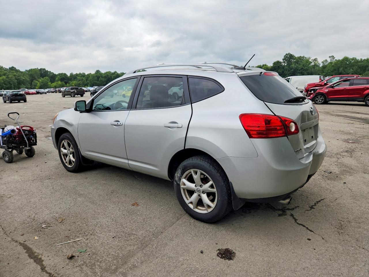 2009 Nissan Rogue S Silver vin: JN8AS58V79W191605