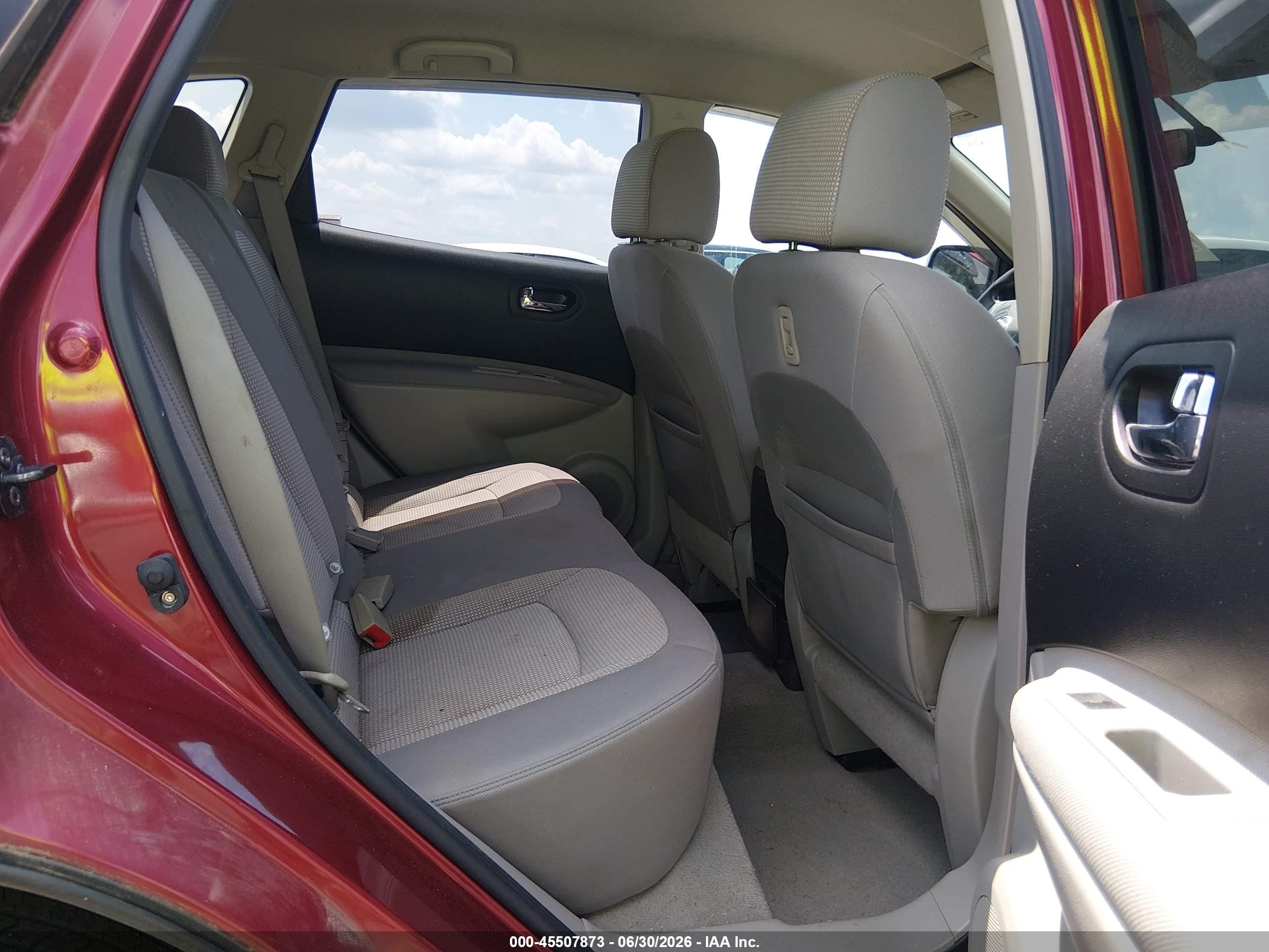 2009 Nissan Rogue Sl Red vin: JN8AS58V79W191720